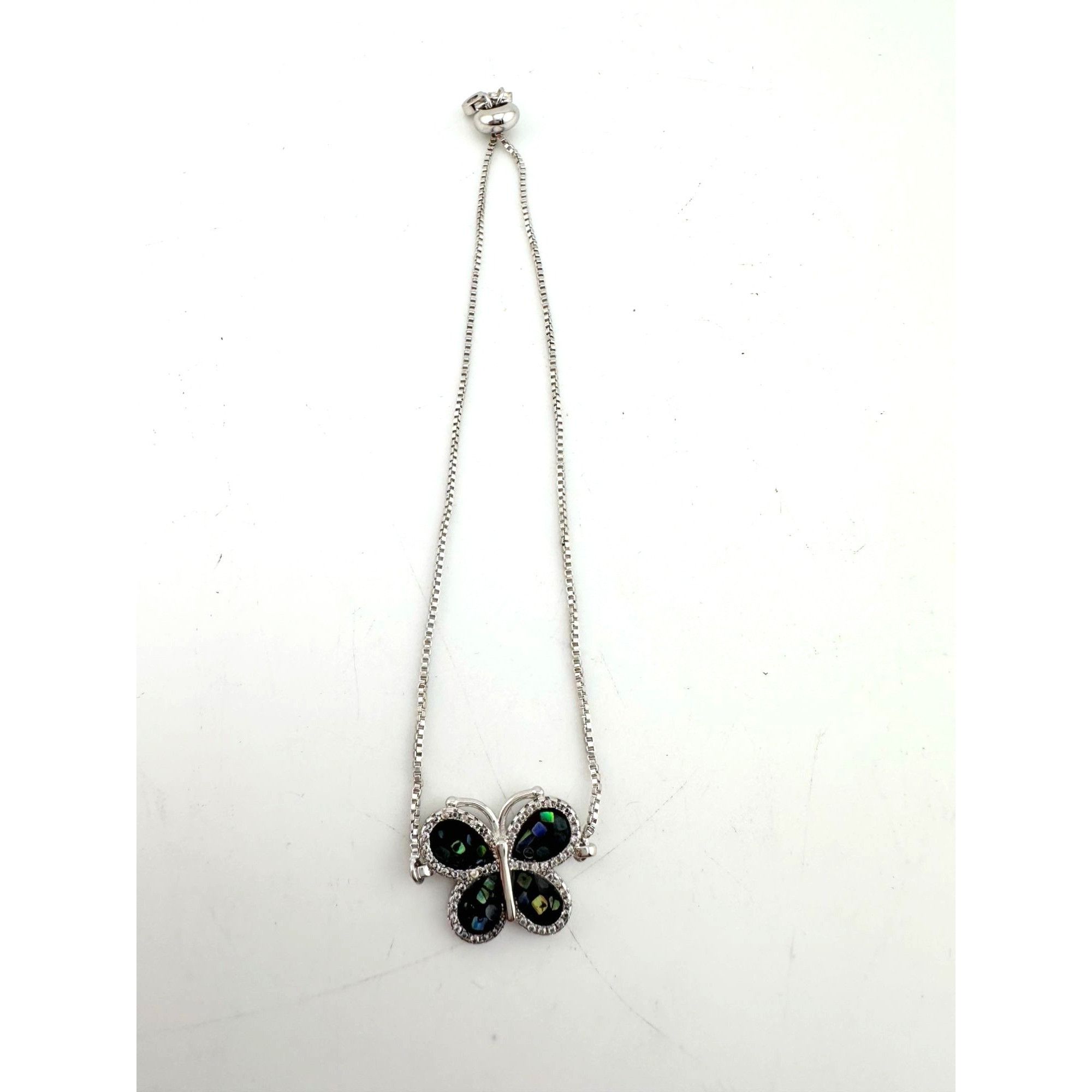 Other Abalone Butterfly Bolo Bracelet Size ONE SIZE - 6 Thumbnail