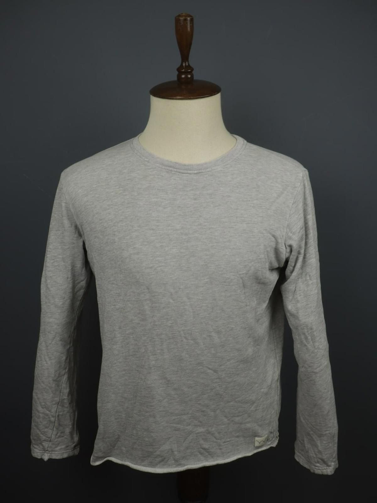 Edwin Edwin Gray 100% Cotton Crew Neck Casual Tee-Shirt Size M Size US M / EU 48-50 / 2 - 1 Thumbnail