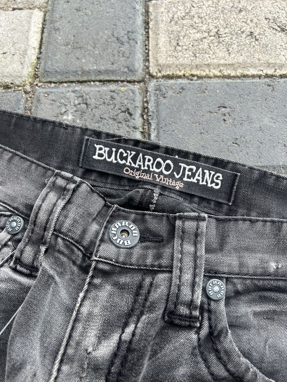 Number (N)ine 2000s Hysteric Tornado Ys Ripped Bootcut Jeans y2k Lgb Ifsix Size US 29 - 6 Thumbnail