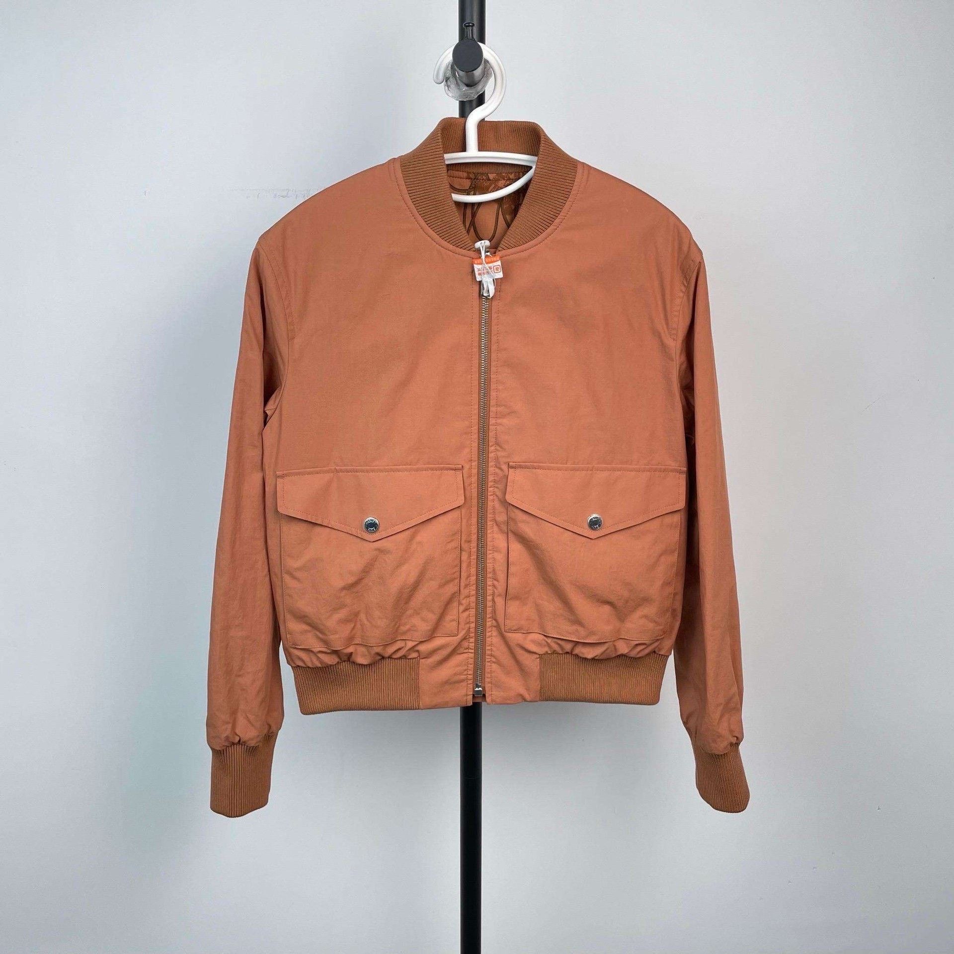 Hermes Hermes Brown Double-Sided Jacket Size 34 Size XXS / US 00 / IT 34 - 1 Thumbnail