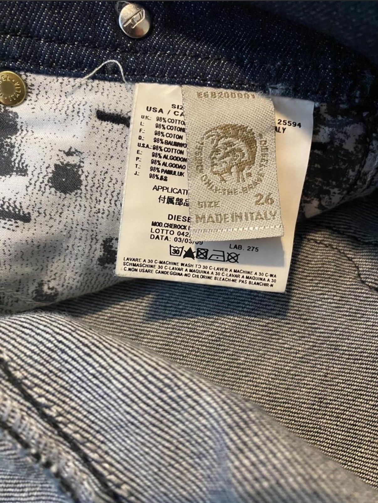 Diesel Diesel low rise jeans Size 26" / US 2 / IT 38 - 5 Thumbnail