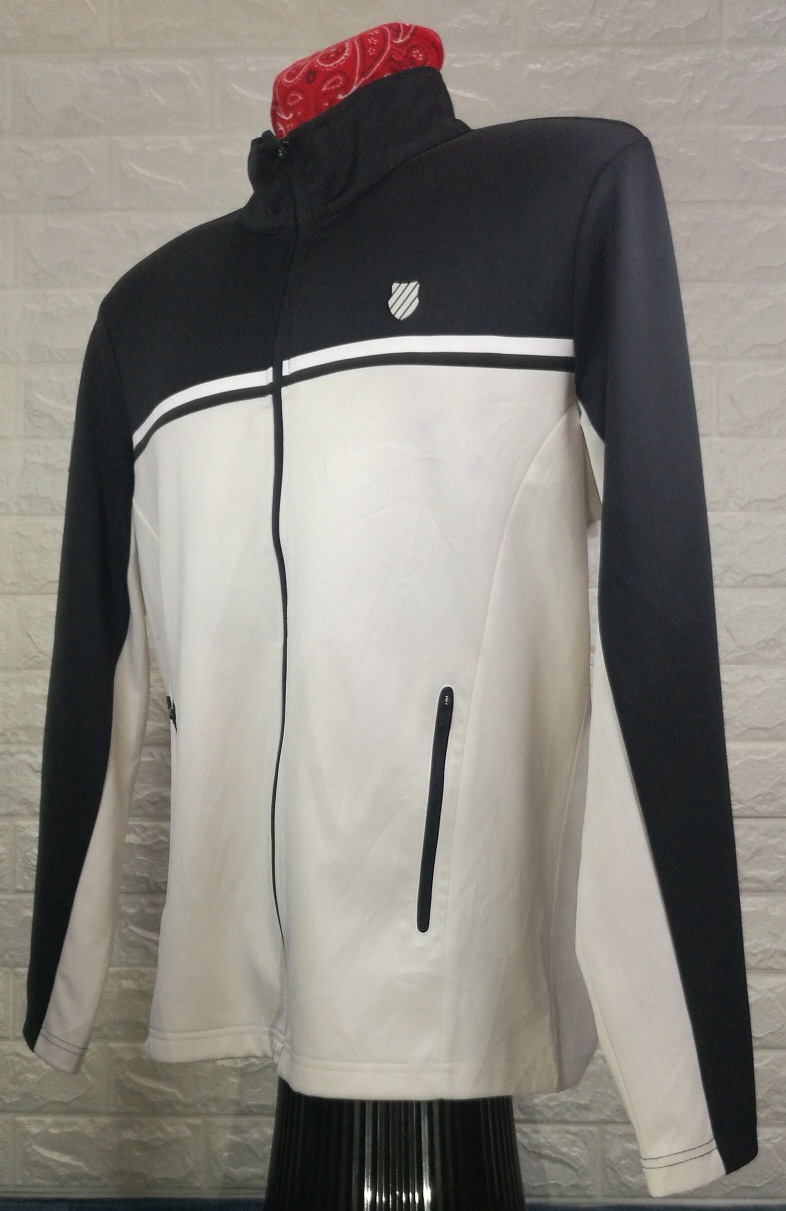 K-Swiss Vintage K Swiss Heritage American Tennis Sweater Size US L / EU 52-54 / 3 - 3 Thumbnail