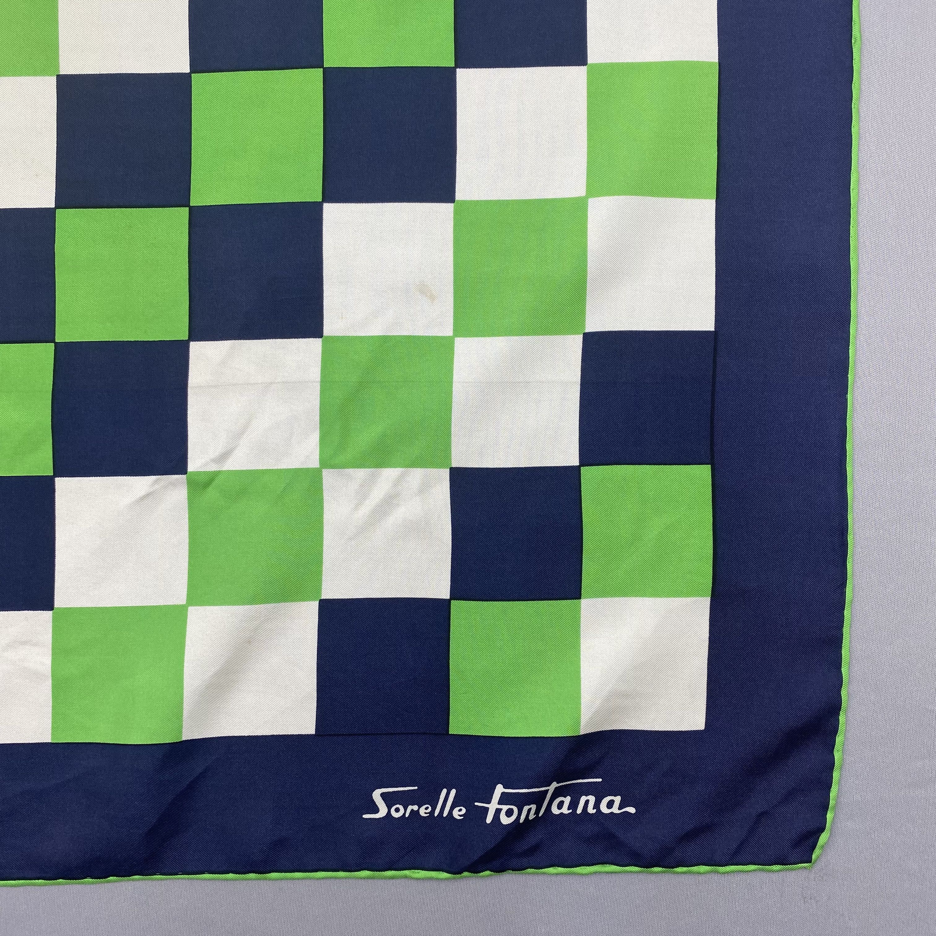 Japanese Brand Vintage Sorelle Fontana SILK Scarf Twill Stole Wraps Scarves Size ONE SIZE - 5 Thumbnail