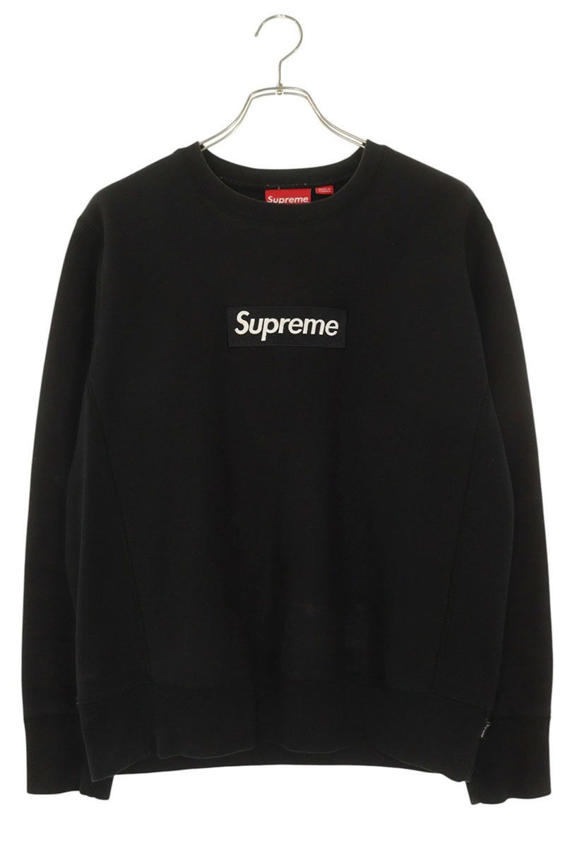 Supreme Supreme 18AW Box Logo Crewneck Sweatshirt Black Size S Size US S / EU 44-46 / 1 - 1 Thumbnail