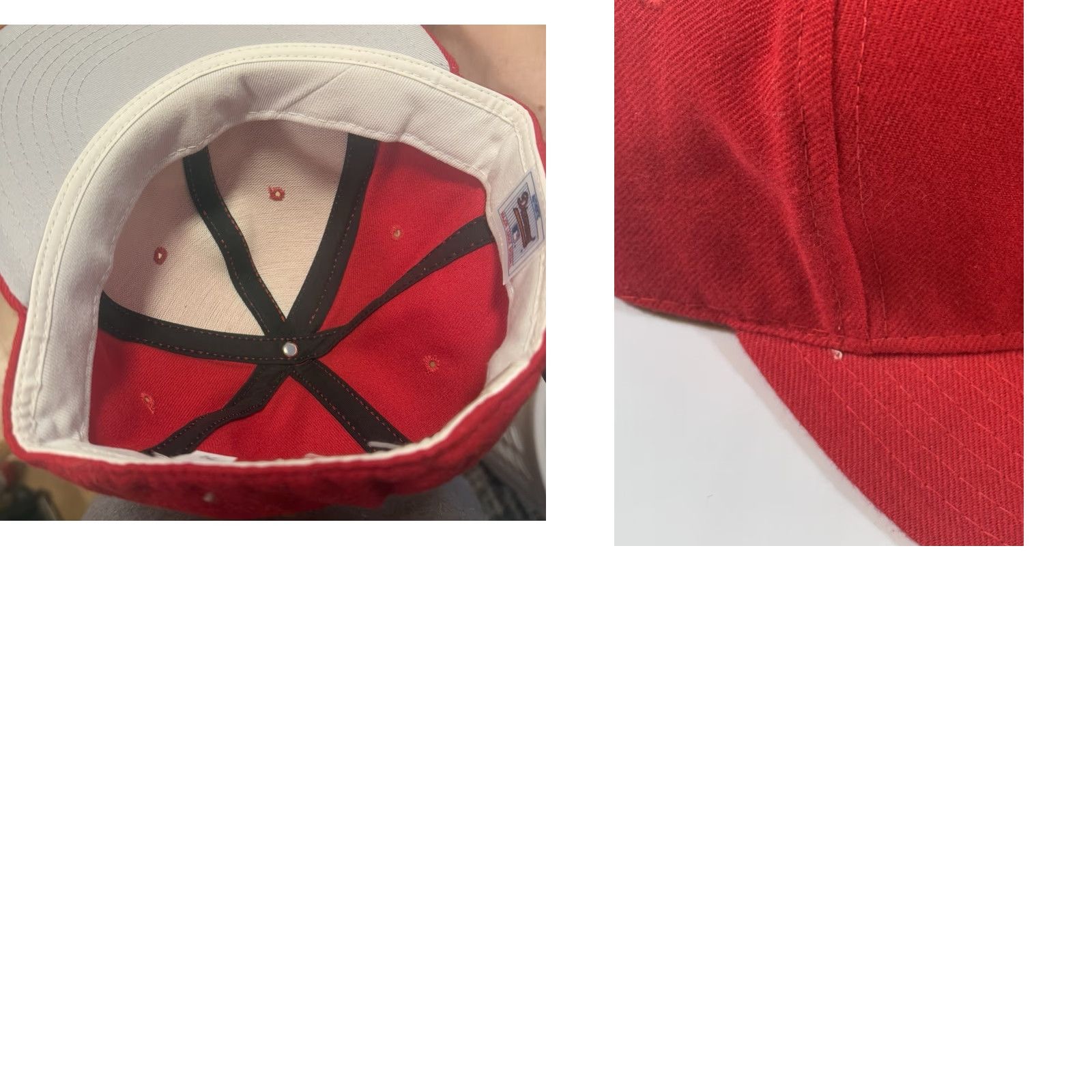 New Era VINTAGE New Era Pro Model Cincinnati Reds Fitted 7 1/8 Hat Cap Wool Men MLB Red Wool Cap USA Baseball Mens Reds 7 1/8 Size ONE SIZE - 8 Thumbnail