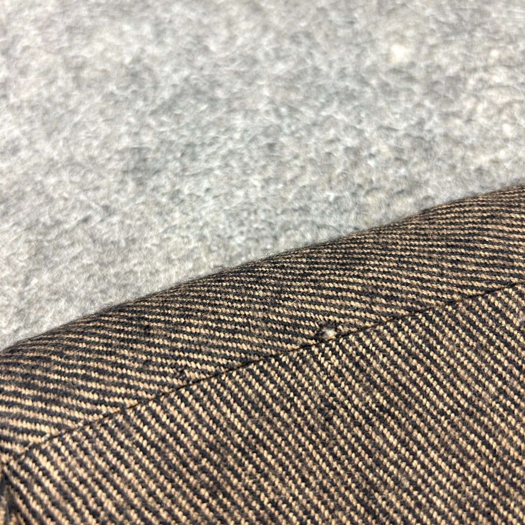 Vintage VINTAGE Circle S Blazer Mens 42 Brown Wool Polyester Lined Blazer 80s 90s USA Tuxedo Single-Breasted Two-Button Carded Regular Mens Size 42R - 6 Thumbnail