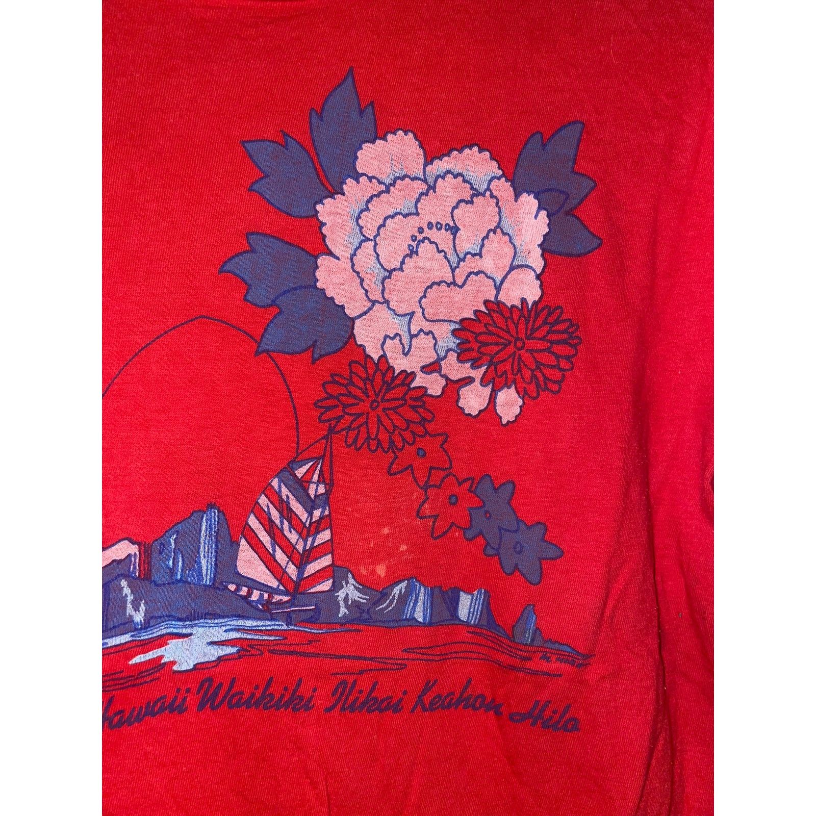 Vintage 1970s 80s Kanai Maui Oahu Kona Hawaii Ocean Island Shirt 70s Size US L / EU 52-54 / 3 - 6 Thumbnail