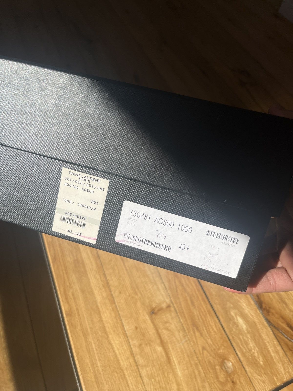 Saint Laurent Paris Saint Laurent 2013 Wyatt 43.5/10.5 black leather Hedi era Size US 10.5 / EU 43-44 - 13 Thumbnail