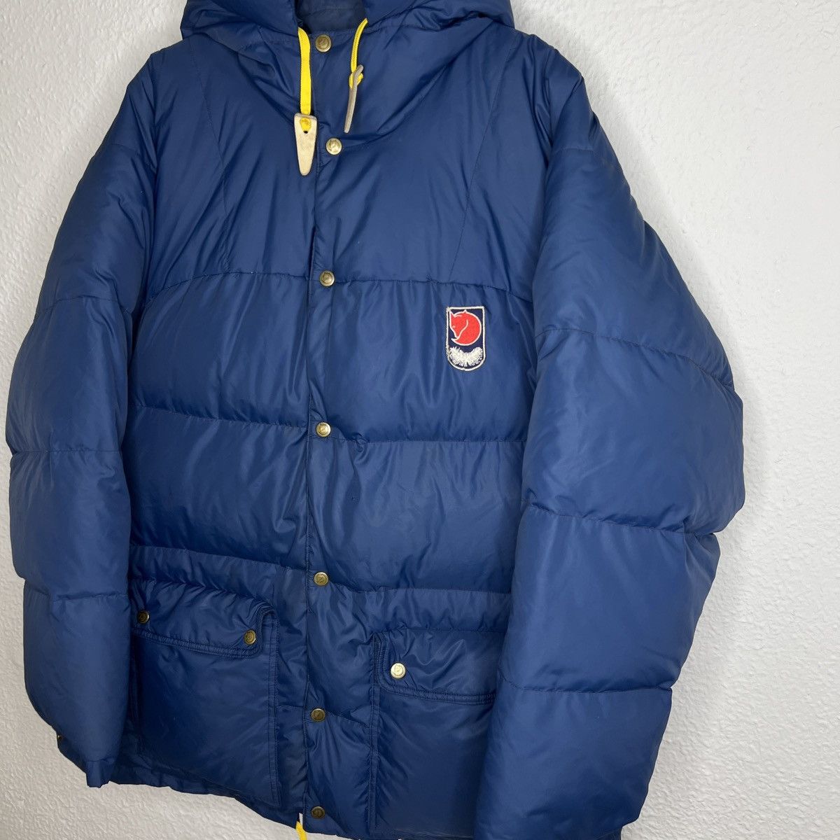 Fjallraven Fjallraven Vintage Puffer Goose Down Winter Jacket Navy Logo Size US L / EU 52-54 / 3 - 3 Thumbnail