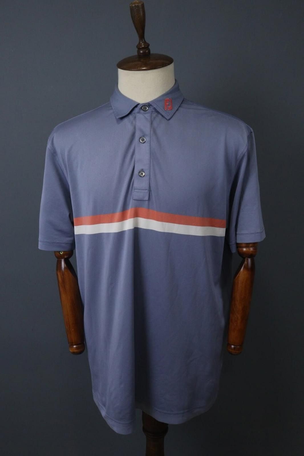 Fjallraven FJ Blue Detail Striped Collared Front Polo Shirt Size 2XL Size US XXL / EU 58 / 5 - 1 Thumbnail