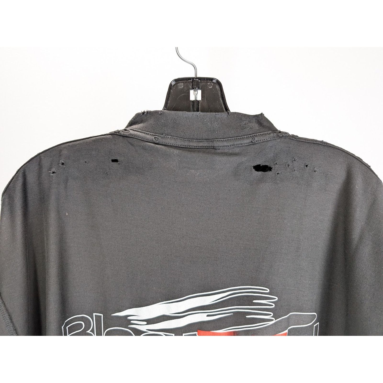 Balenciaga o1rshd1 Inside Out T-Shirt in Faded Black/White Size US L / EU 52-54 / 3 - 11 Thumbnail