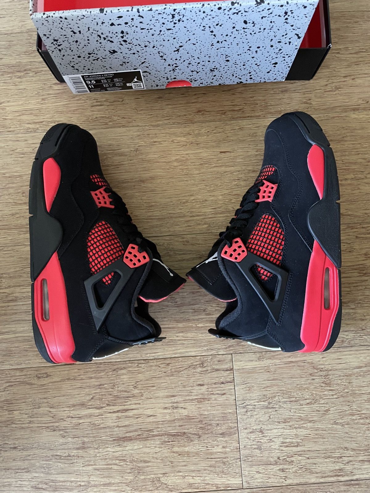 Jordan Brand Jordan 4 Red Thunder new in box Size US 9.5 / EU 42-43 - 4 Thumbnail