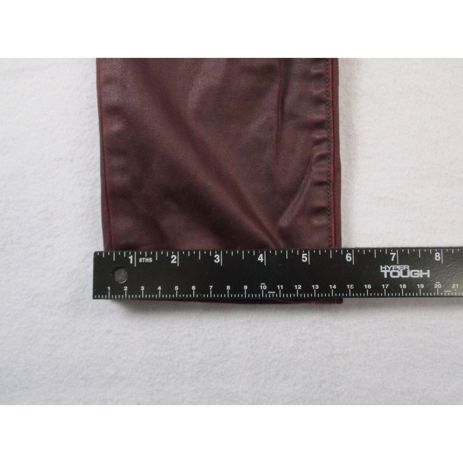 Rock & Republic Rock & Republic Jeans Womens 31 Dark Red Skinny Slim Coated Size 31" - 15 Thumbnail