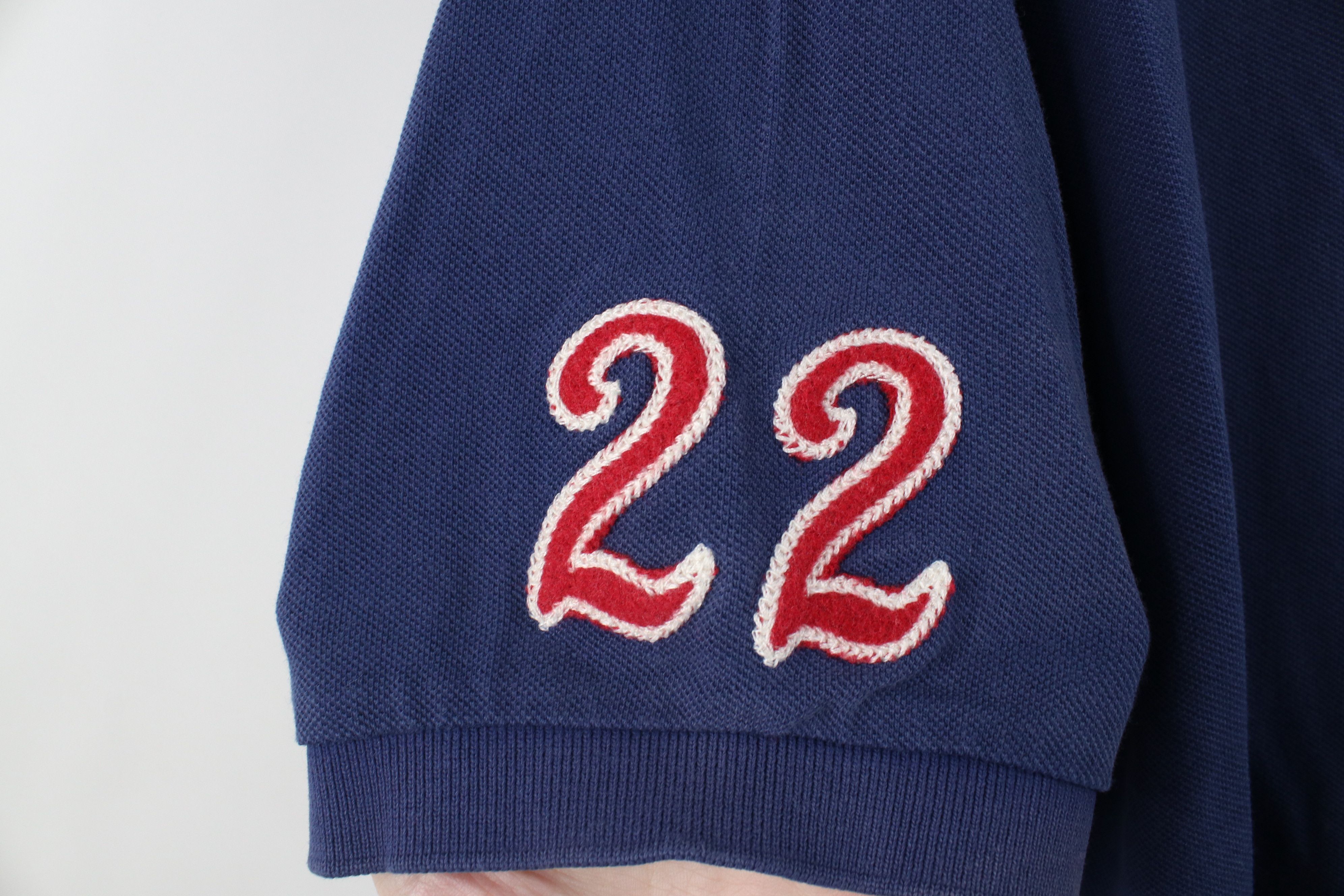 Polo Ralph Lauren Vintage 90s Y2K Ralph Lauren Track Shoe USA Crest Polo Size US XL / EU 56 / 4 - 5 Thumbnail
