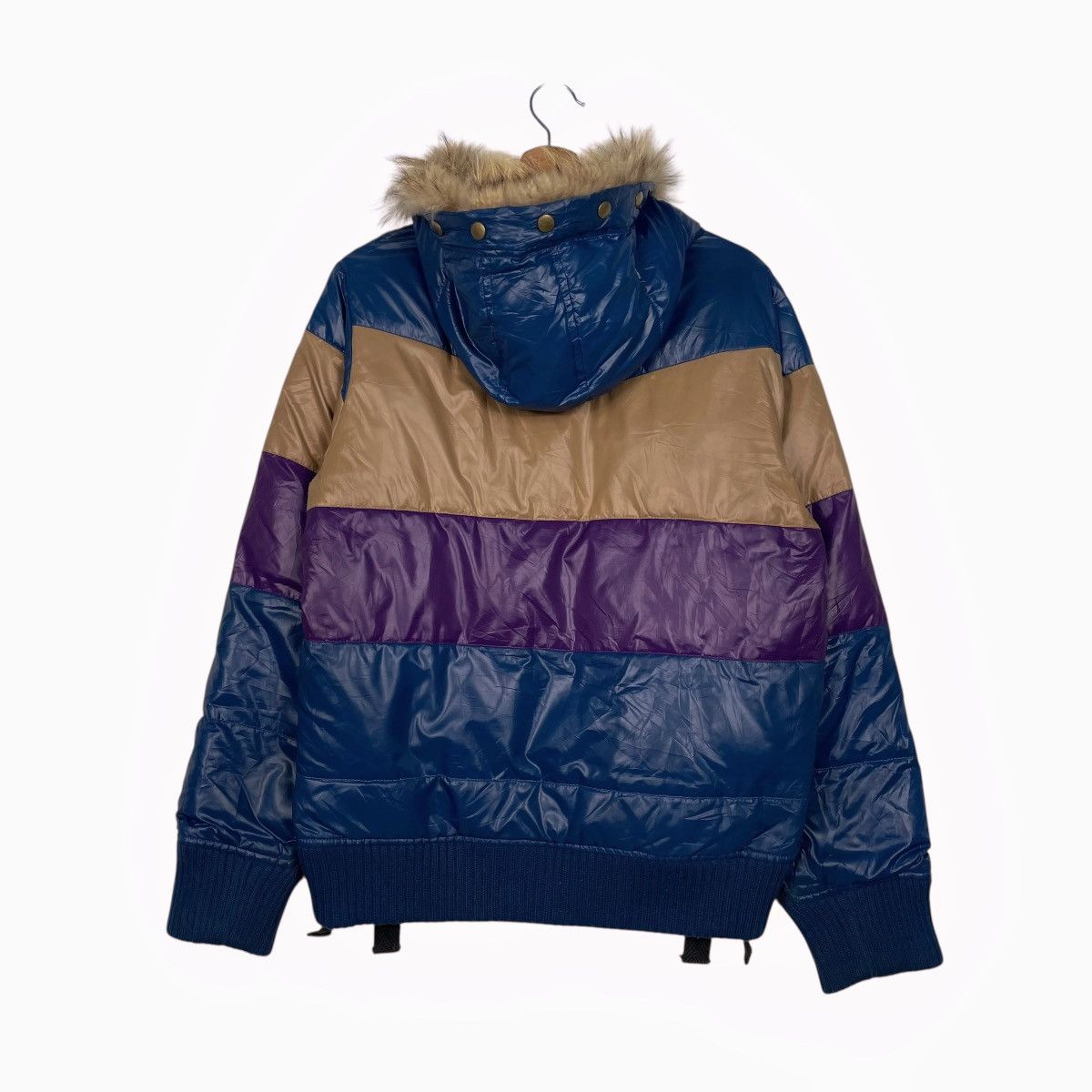 PPFM PPFM Multicolor Hooded Puffer Jacket Size US M / EU 48-50 / 2 - 7 Thumbnail