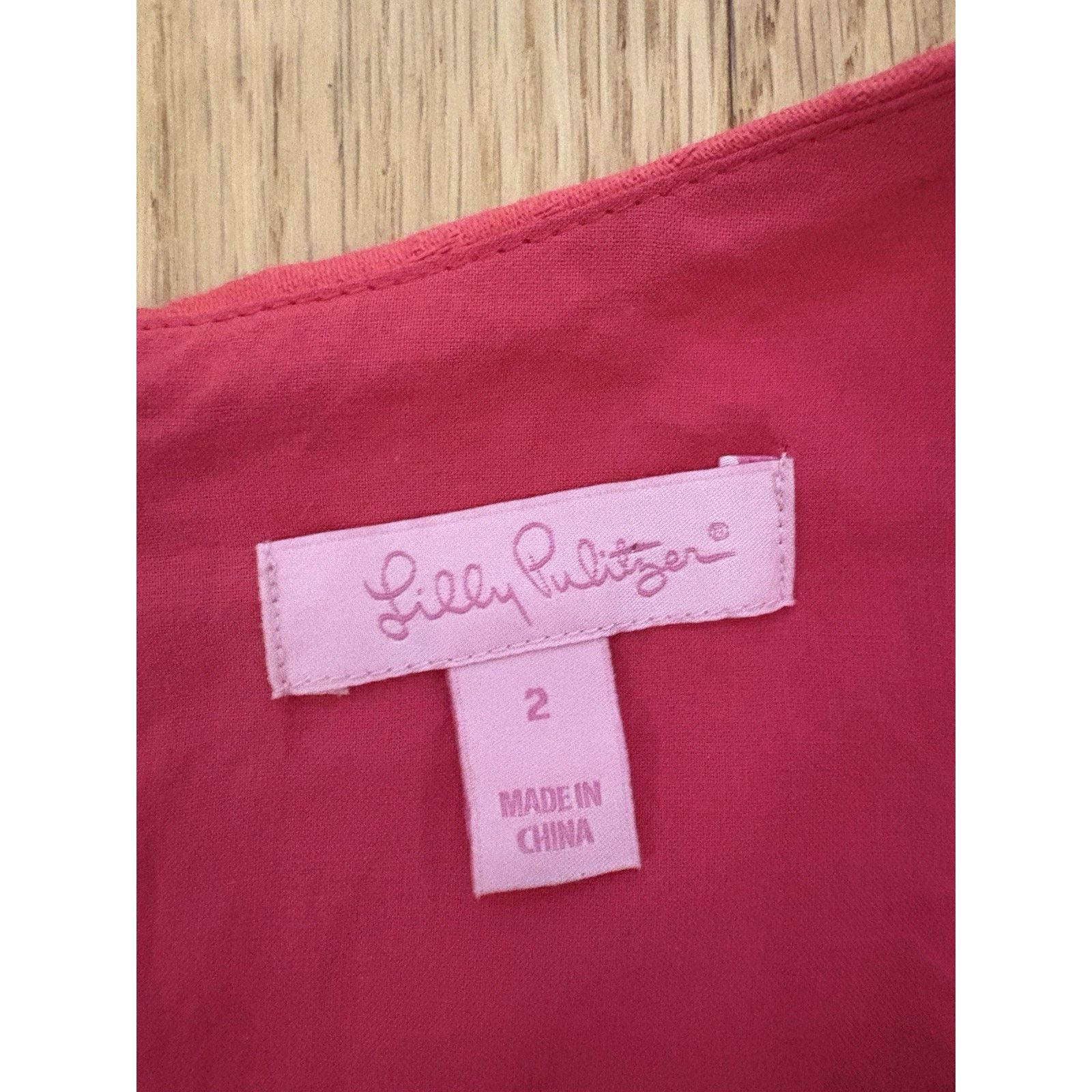Lilly Pulitzer Lilly Pulitzer Janice Shift Dress 2 Embroidery Pink Gold Size XS / US 0-2 / IT 36-38 - 6 Thumbnail