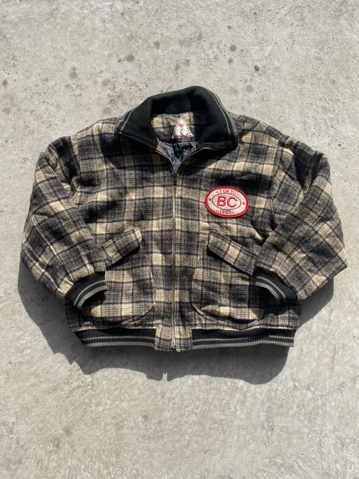 Vintage cropped bomber Tokyo jacket