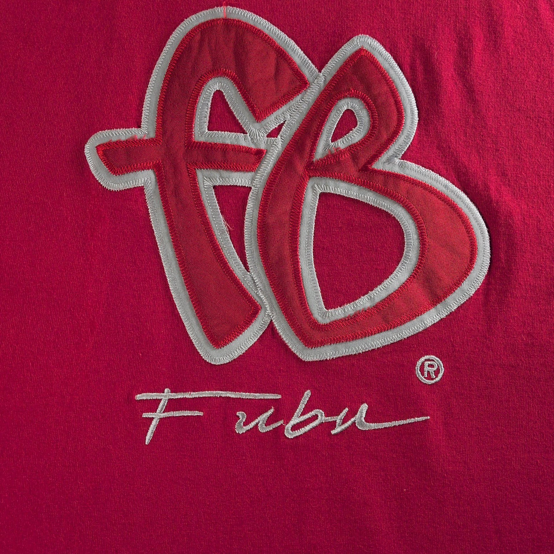 Fubu Red 90s Vintage FUBU Baggy tee Size US XL / EU 56 / 4 - 3 Thumbnail