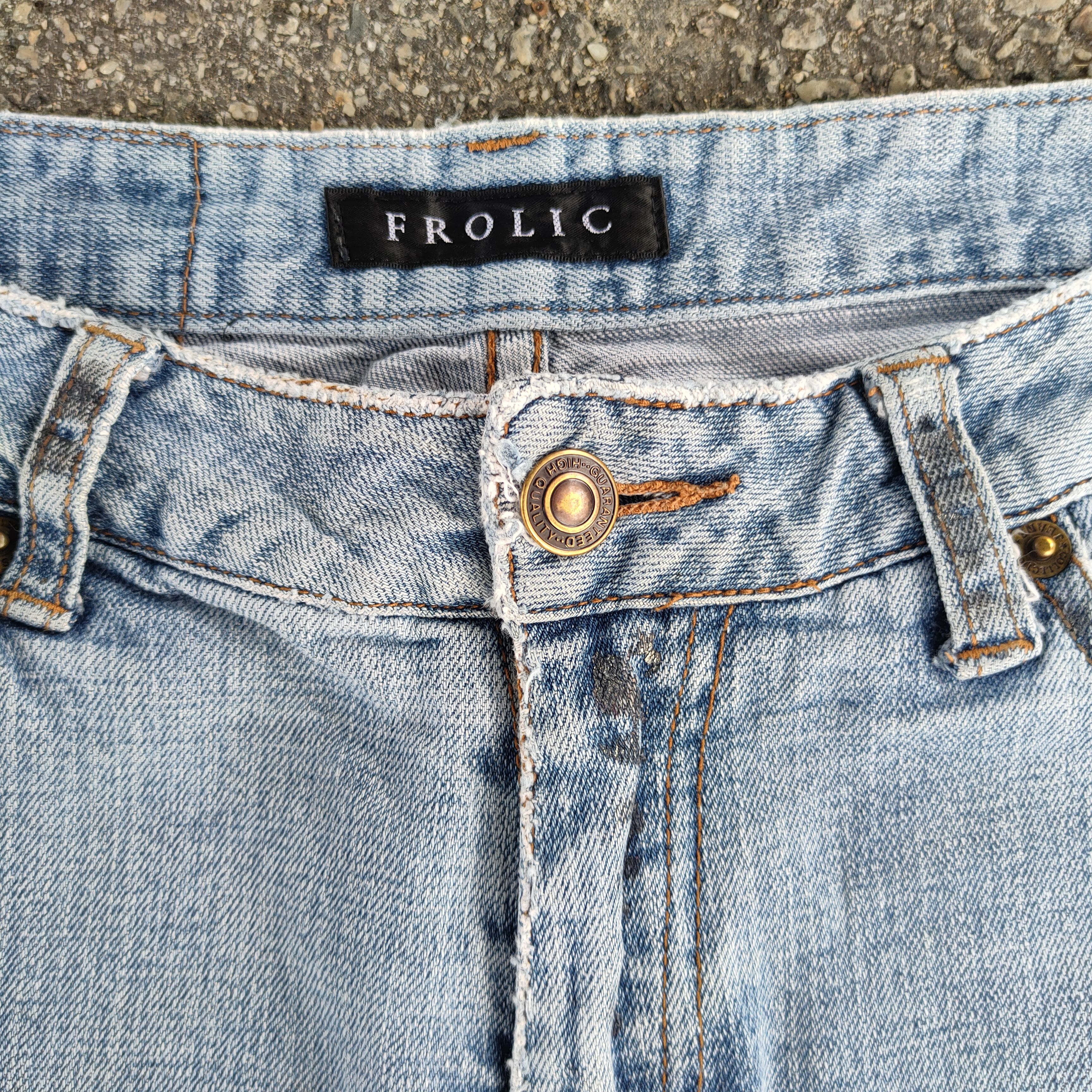 Japanese Brand FLARE VINTAGE FROLIC BOOTCUT FADED JEANS DENIM PANTS Size US 27 - 5 Thumbnail