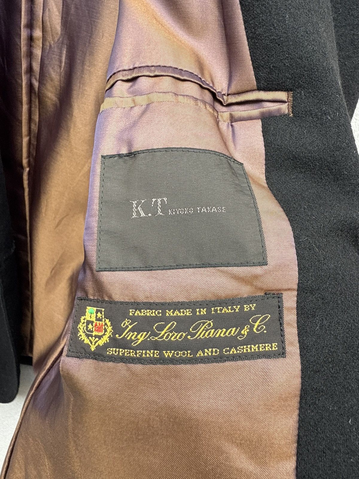 Loro Piana Loro Piana x Kiyoko Takase Premium Wool & Cashmere Blazer Size M / US 6-8 / IT 42-44 - 3 Thumbnail
