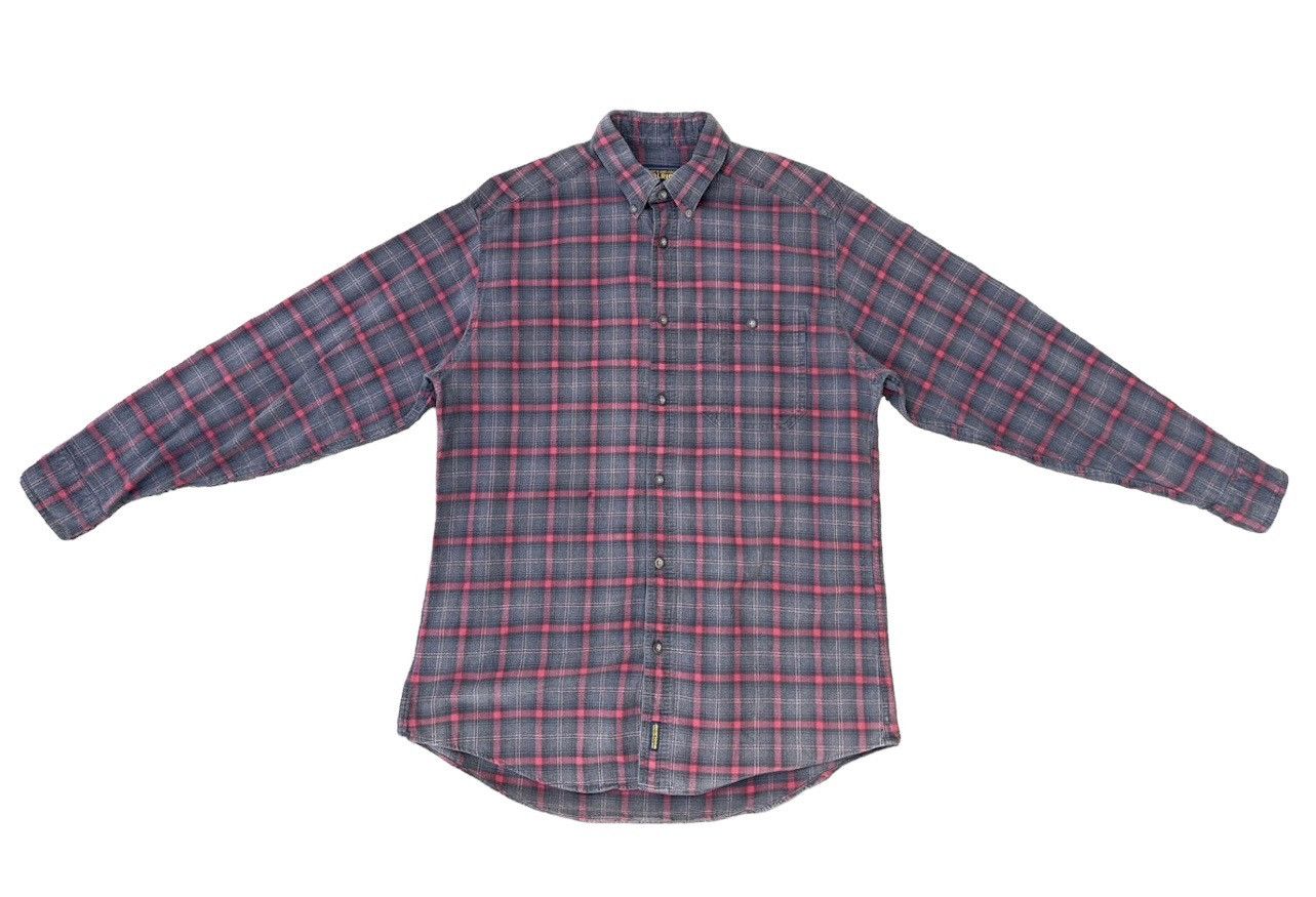 Vintage Woolrich John Rich & Bros Fade Plaid Flannel Shirt