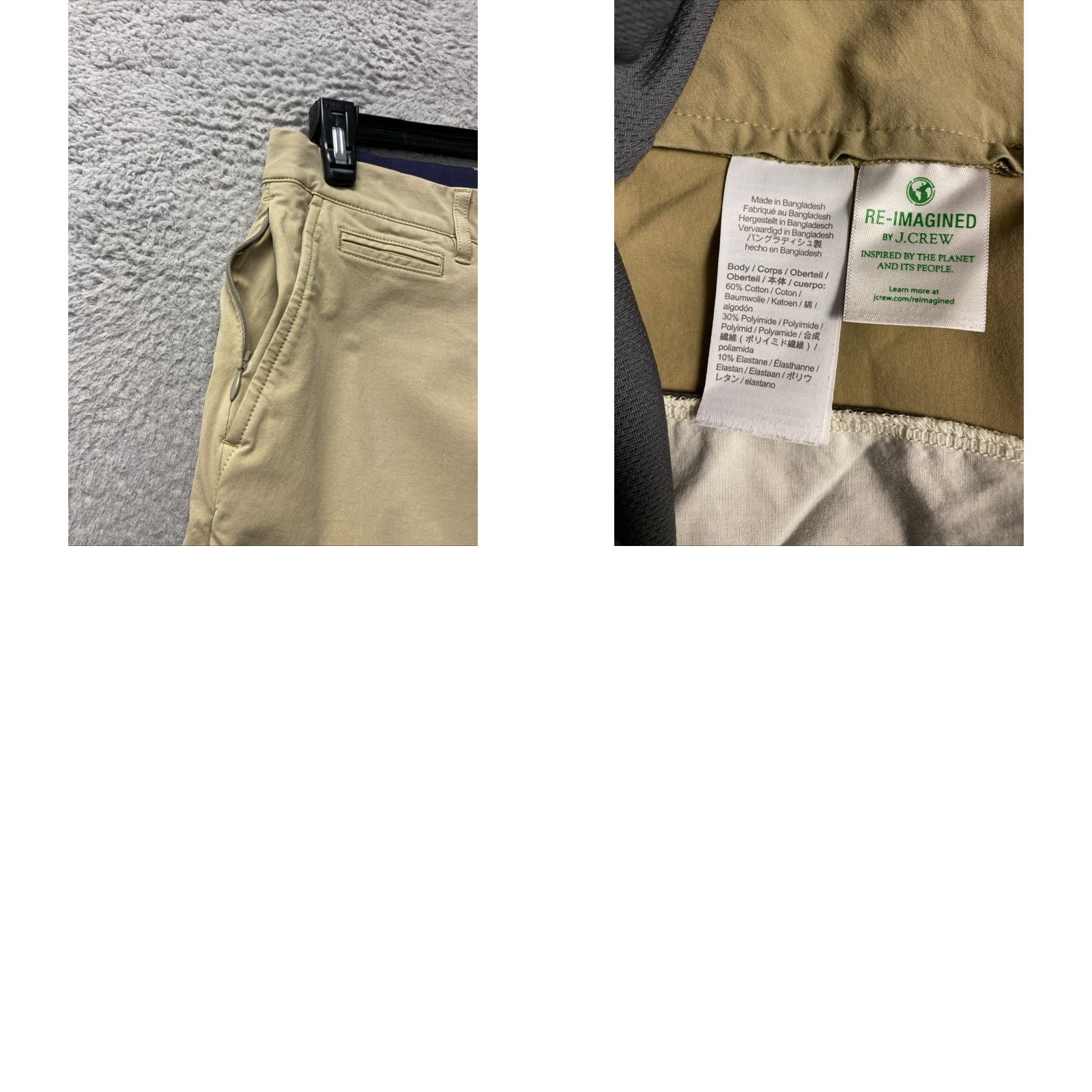J.Crew J.CREW Stretch pants 33x32 Ginger chino casual lightweight Size US 32 / EU 48 - 8 Thumbnail