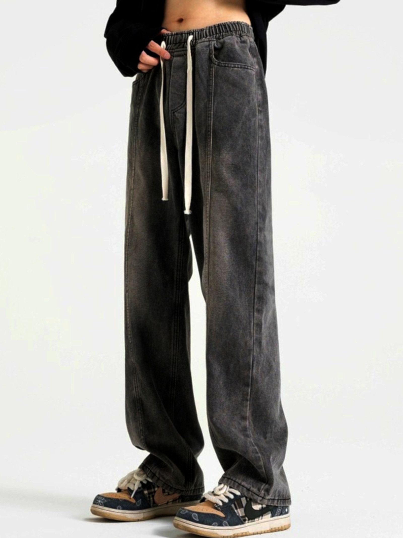 Designer × Japanese Brand × Vintage Vintage Punk Washed Oversize Pants Streetwear Rave Size US 31 - 3 Thumbnail