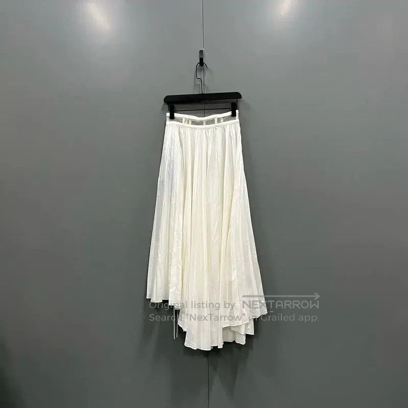 Dior Dior White Cotton Midi Skirt for Summer . Size 28" / US 6 / IT 42 - 2 Thumbnail