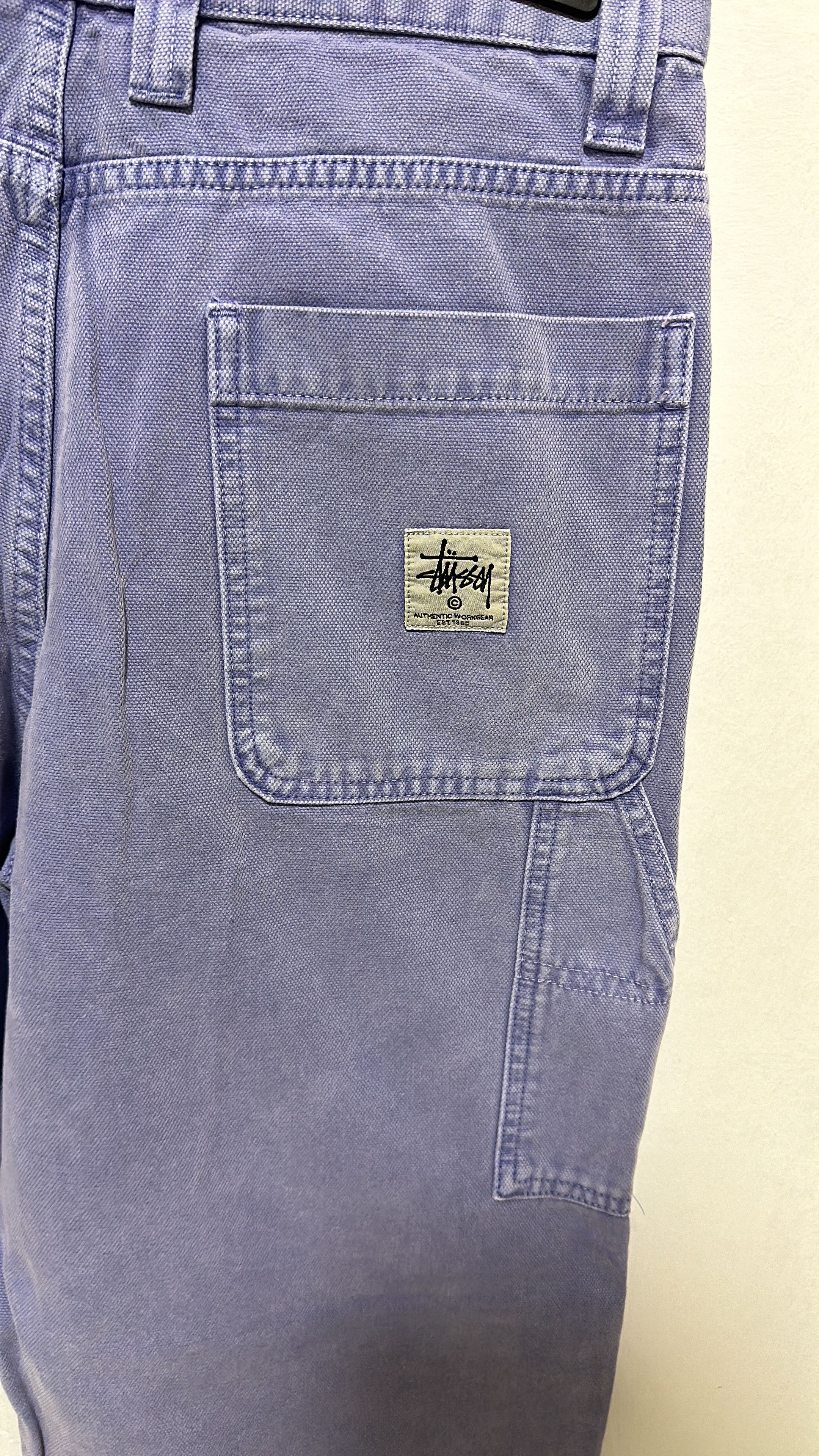 Stussy Stussy Hydrangea Double Knee Work Pant Canvas Size 30 Size US 30 / EU 46 - 3 Thumbnail