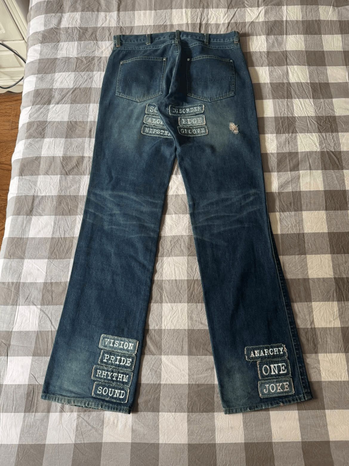Number (N)ine Sz 2 Number Nine 02SS Modernage Patches Denim-2508 Size US 30 / EU 46 - 3 Thumbnail
