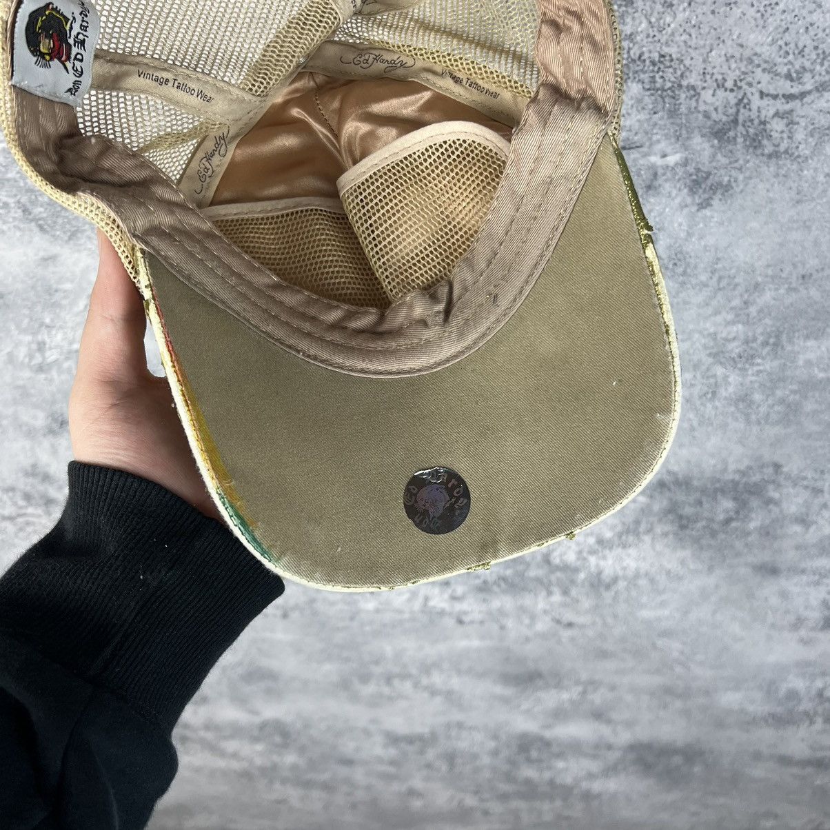 Christian Audigier Ed Hardy Christian Audigier Skull Vintage Cap Y2K Size ONE SIZE - 16 Thumbnail