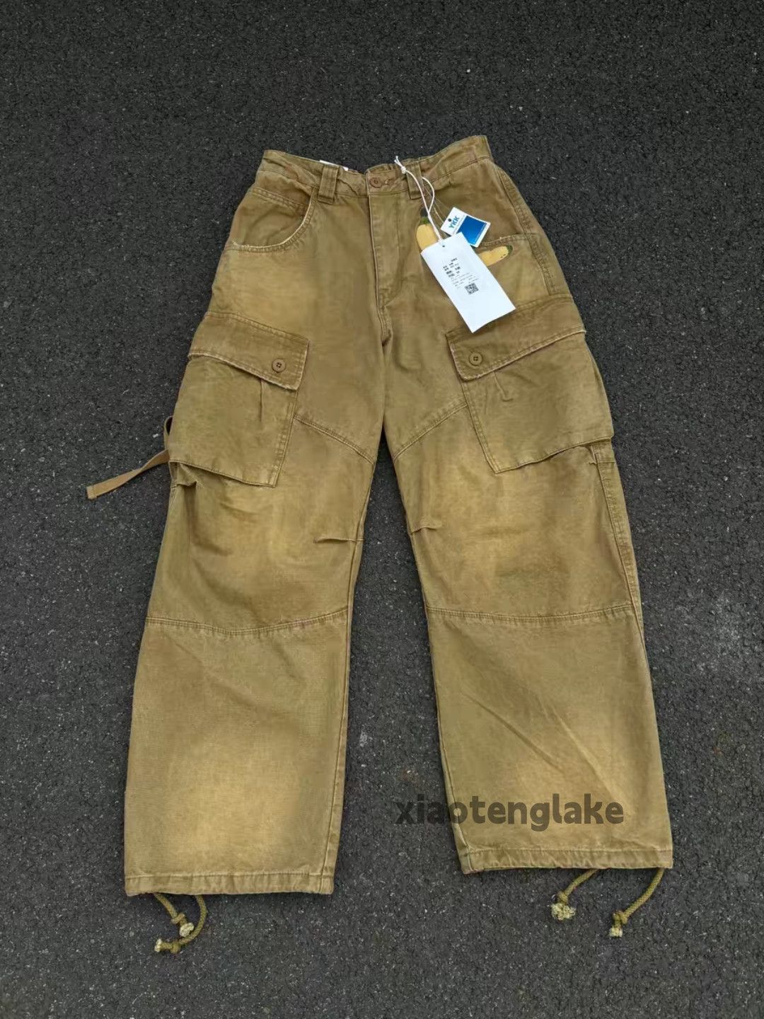 Vintage xz utility military outdoor tactical cargo faded pants Size US 34 / EU 50 - 1 Thumbnail