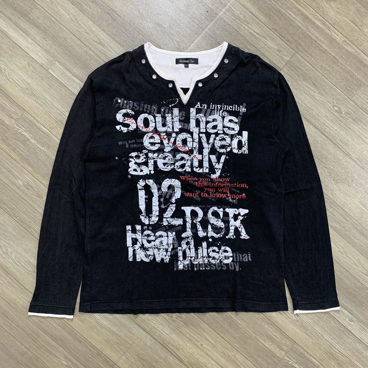 14th Addiction Beaumont Carr Poem Double Layerd LGB ifsixwasnine grunge Size US L / EU 52-54 / 3 - 1 Thumbnail
