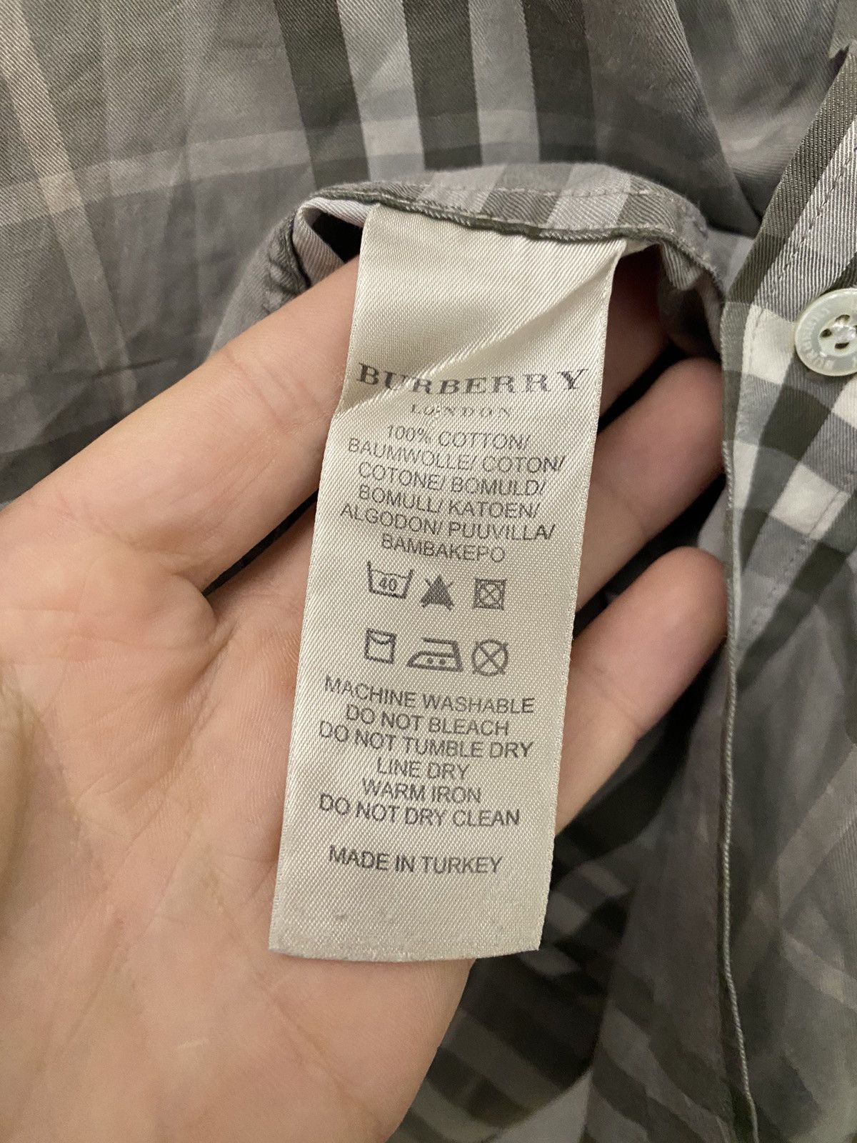 Burberry Burberry Shirt Luxury Size US XXL / EU 58 / 5 - 3 Thumbnail