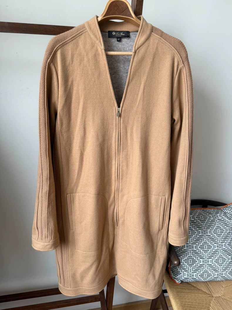 Loro Piana Loro Piana Camel cashmere pullover jacket 2504-Nextarrow Size S / US 4 / IT 40 - 1 Thumbnail