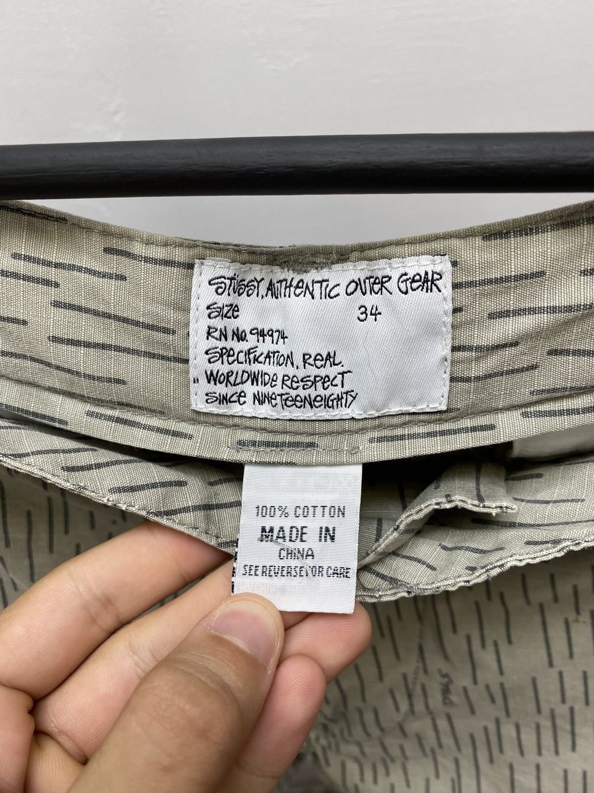 Hypebeast × Stussy VINTAGE STUSSY SHORT PANTS CARGO Size US 34 / EU 50 - 23 Thumbnail