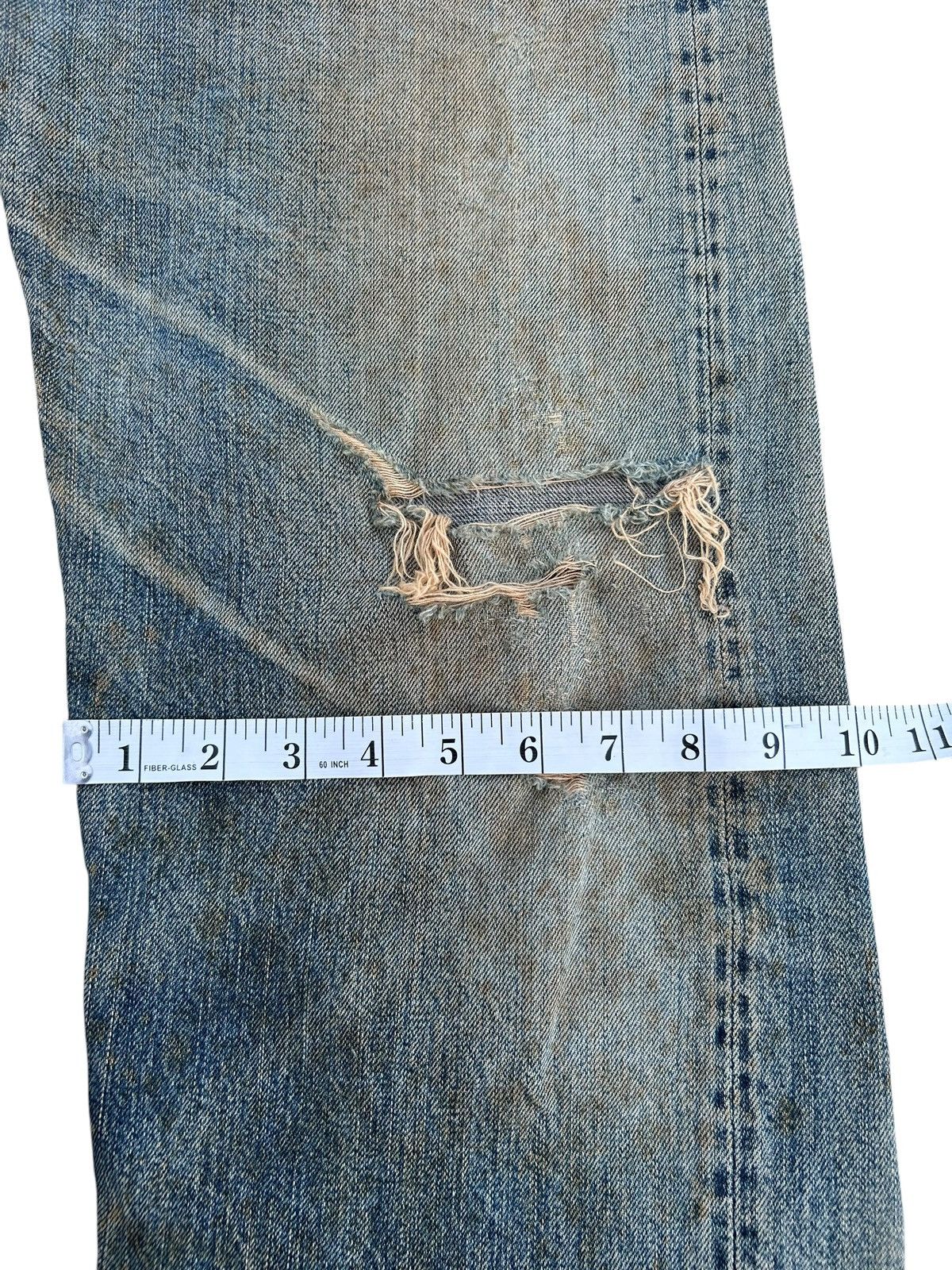 Kapital Thrashed Vintage Japanese Brand Pinball Selvedge Denim Jeans Size US 31 - 23 Thumbnail