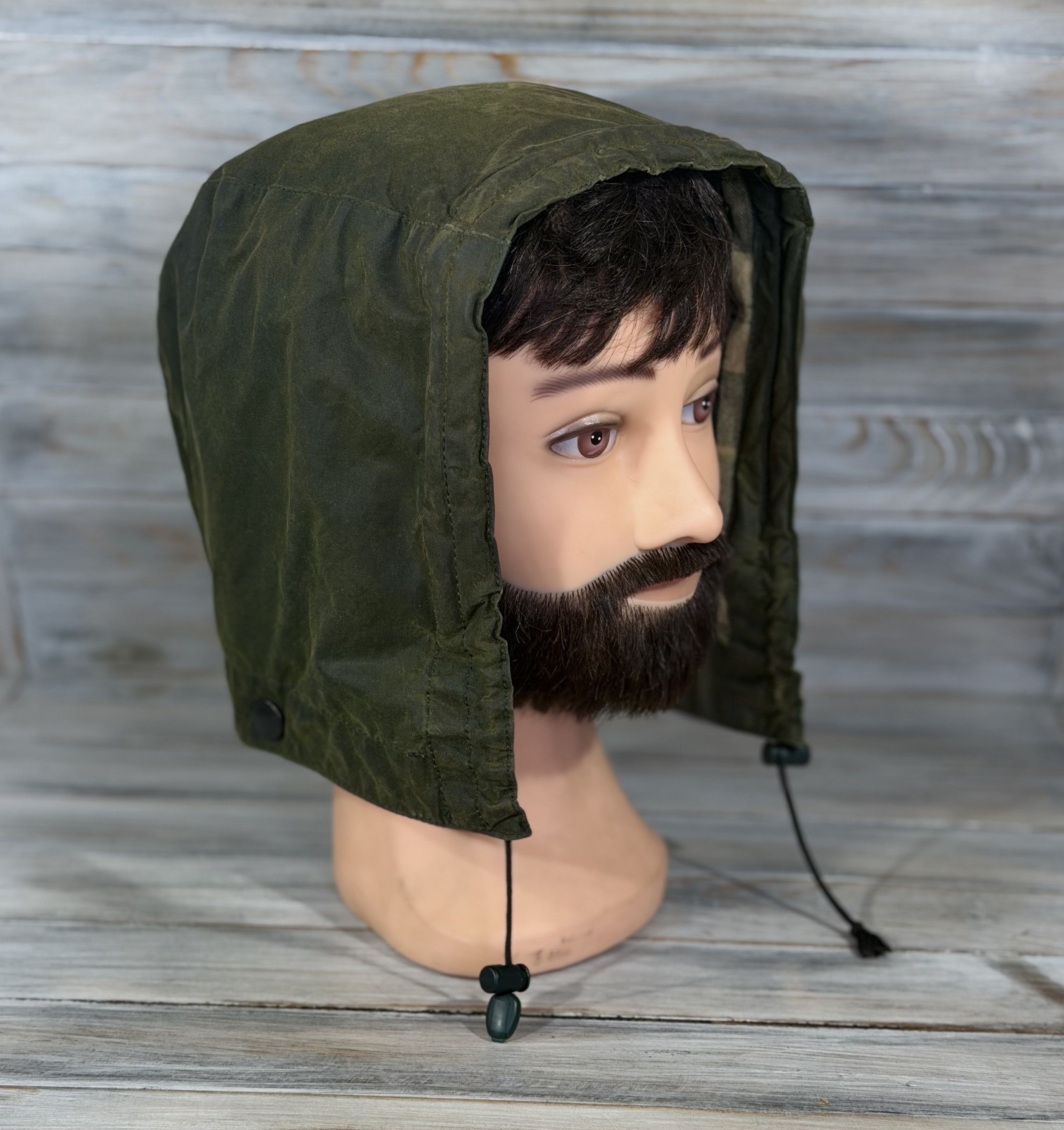 Barbour BARBOUR Wax Hood For Waxed Cotton Jacket Green One Size Size ONE SIZE - 3 Thumbnail