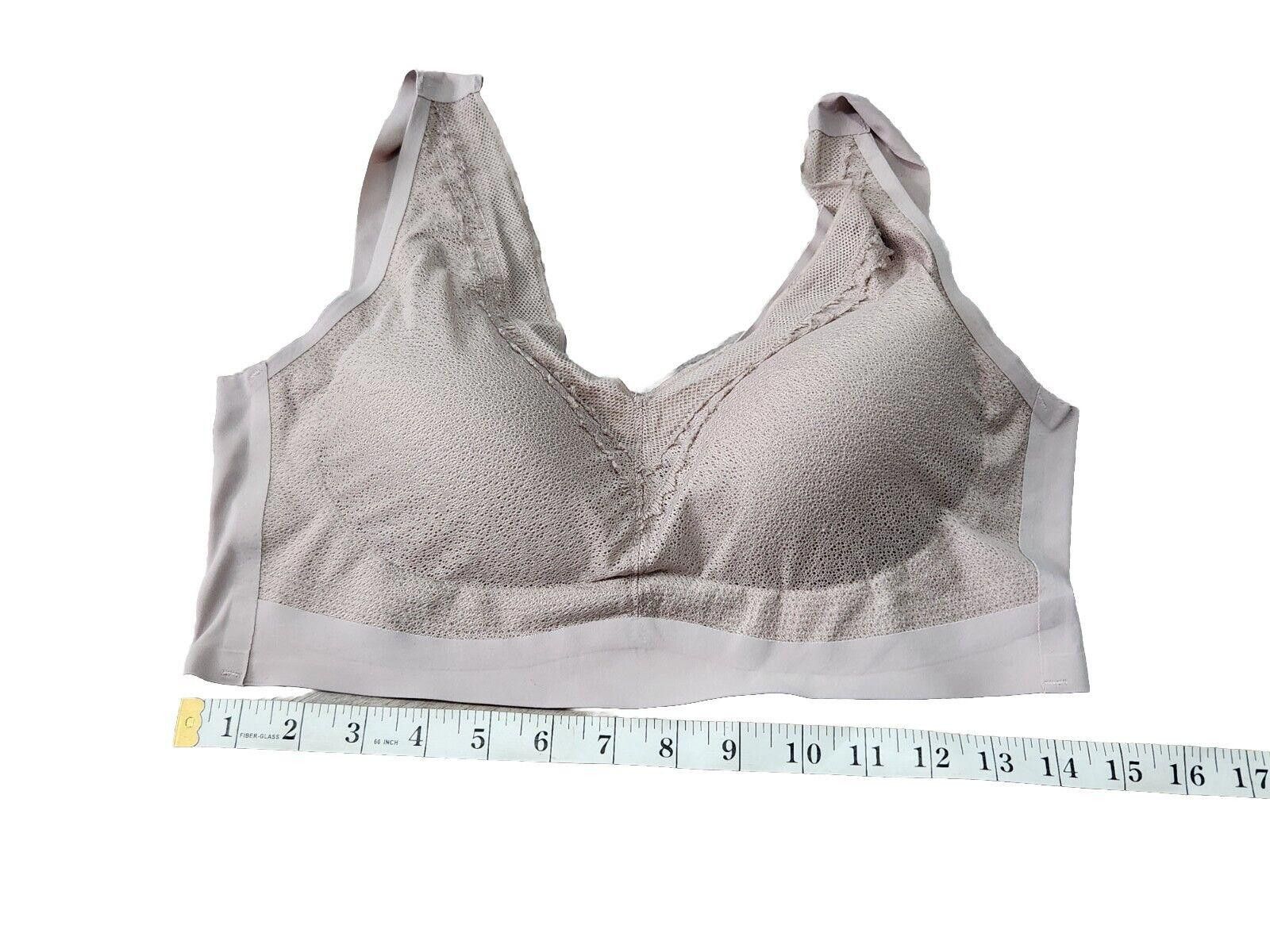 Designer Underwhere Bra Seamless No Underwire 1x Nude Shimmer Size ONE SIZE - 4 Thumbnail