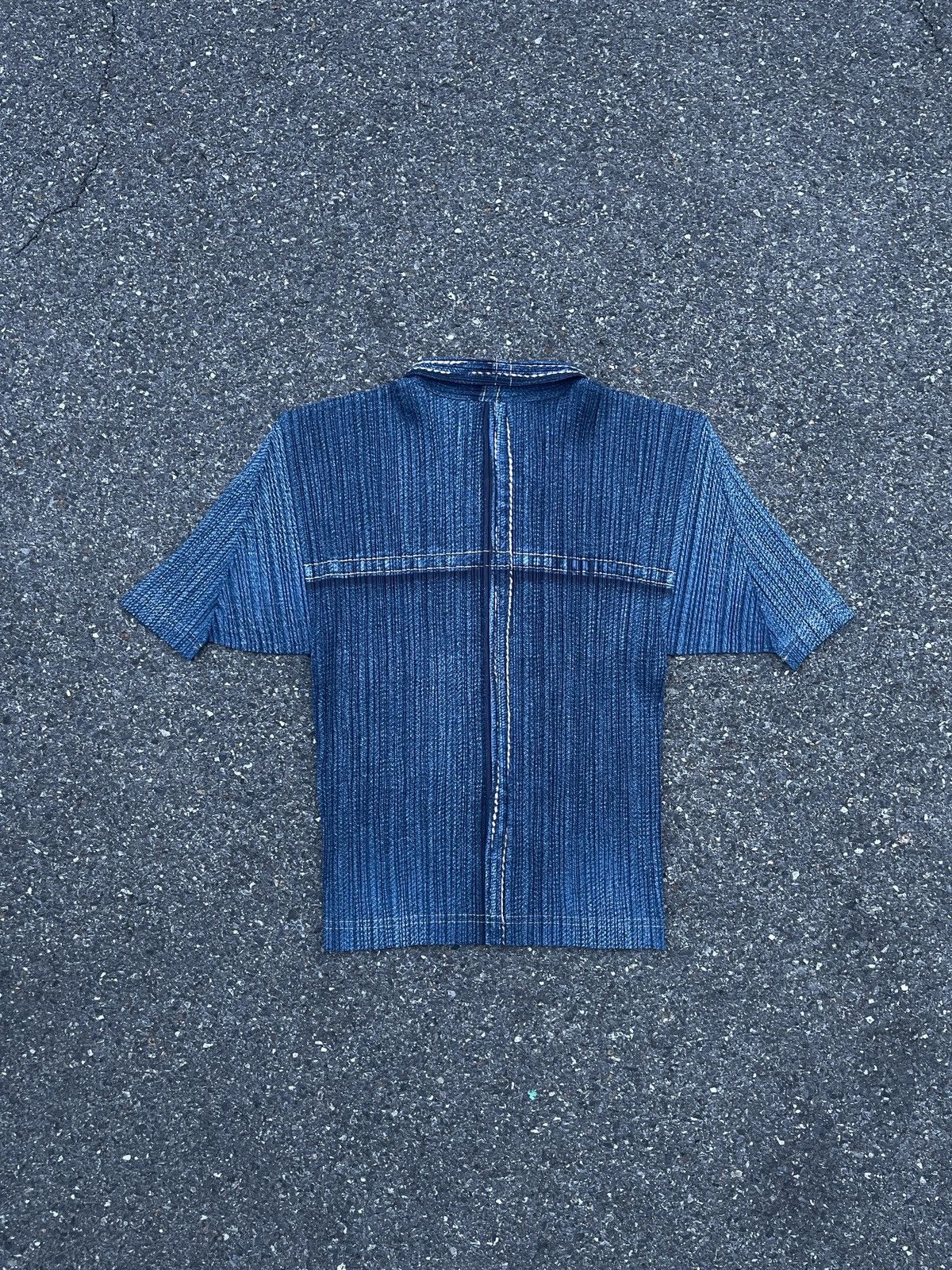 Pleats Please Issey Miyake Issey Miyake Pleats Please Denim Printed Size ONE SIZE - 3 Thumbnail