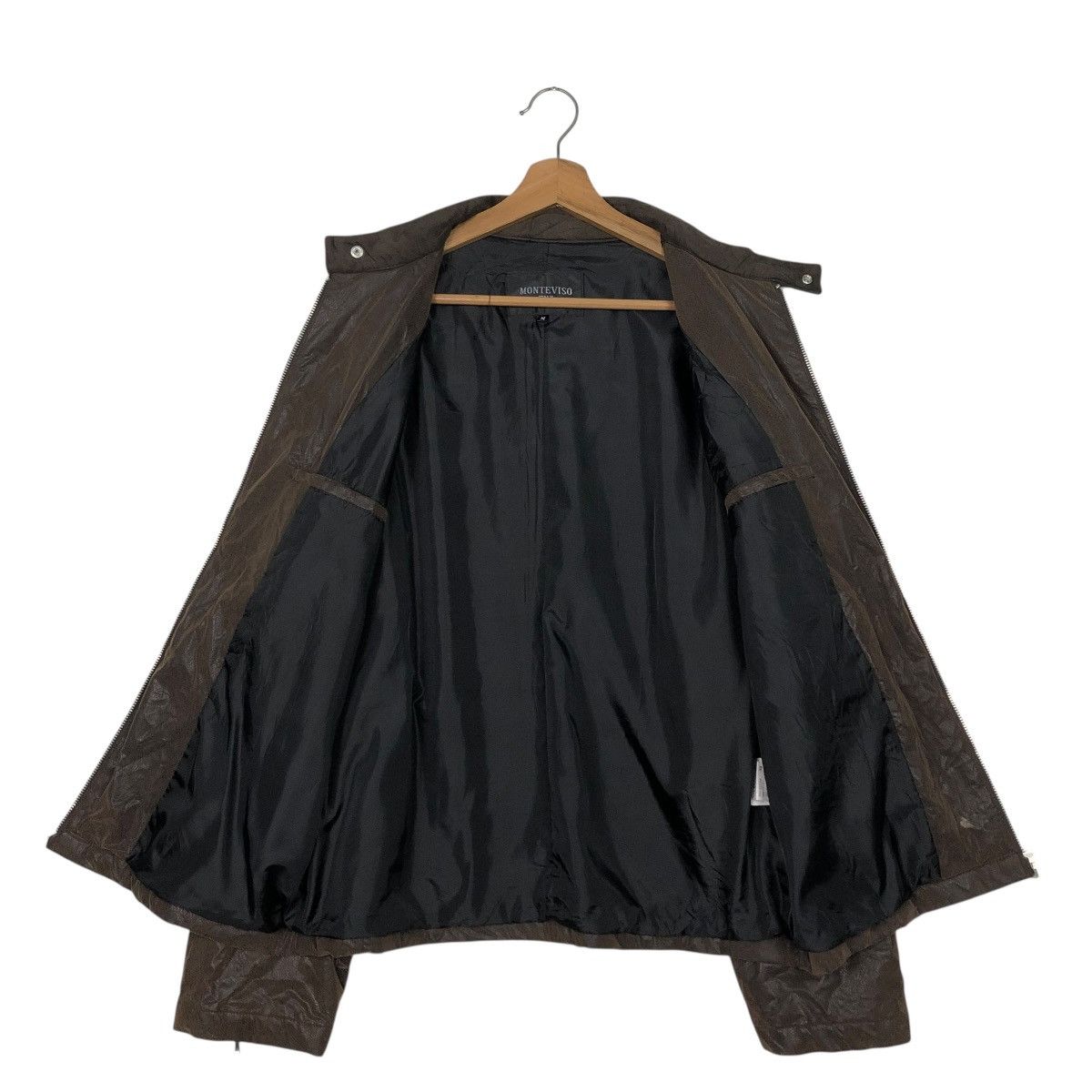 Japanese Brand 🔥VINTAGE LEATHER JACKET MONTEVISO ITALY ISSEY MIYAKE Size US M / EU 48-50 / 2 - 15 Thumbnail