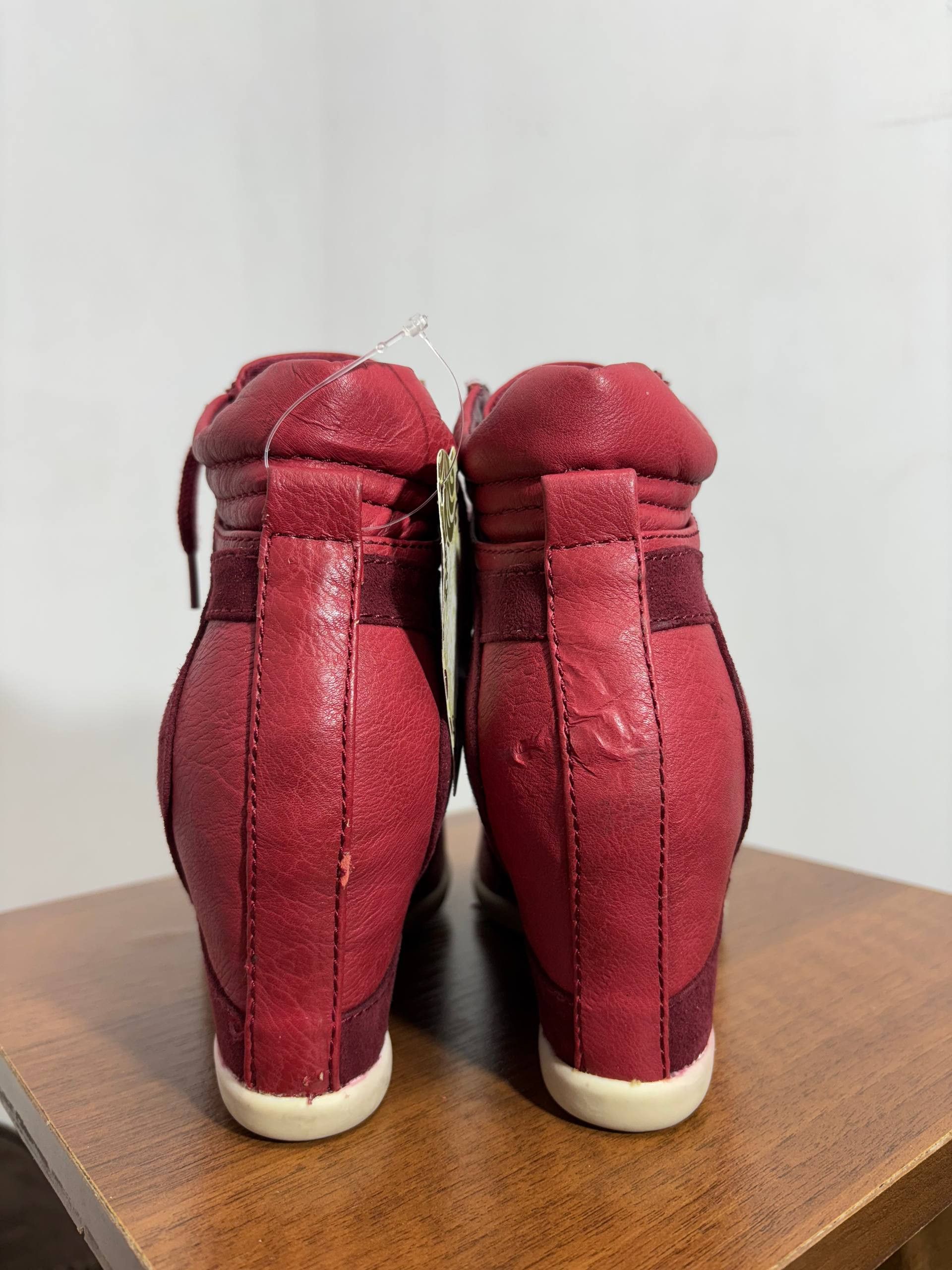 Isabel Marant Etoile Isabel Marant Etoile style Leather Hi-Top Sneakers Shoes Size US 8 / IT 38 - 9 Thumbnail