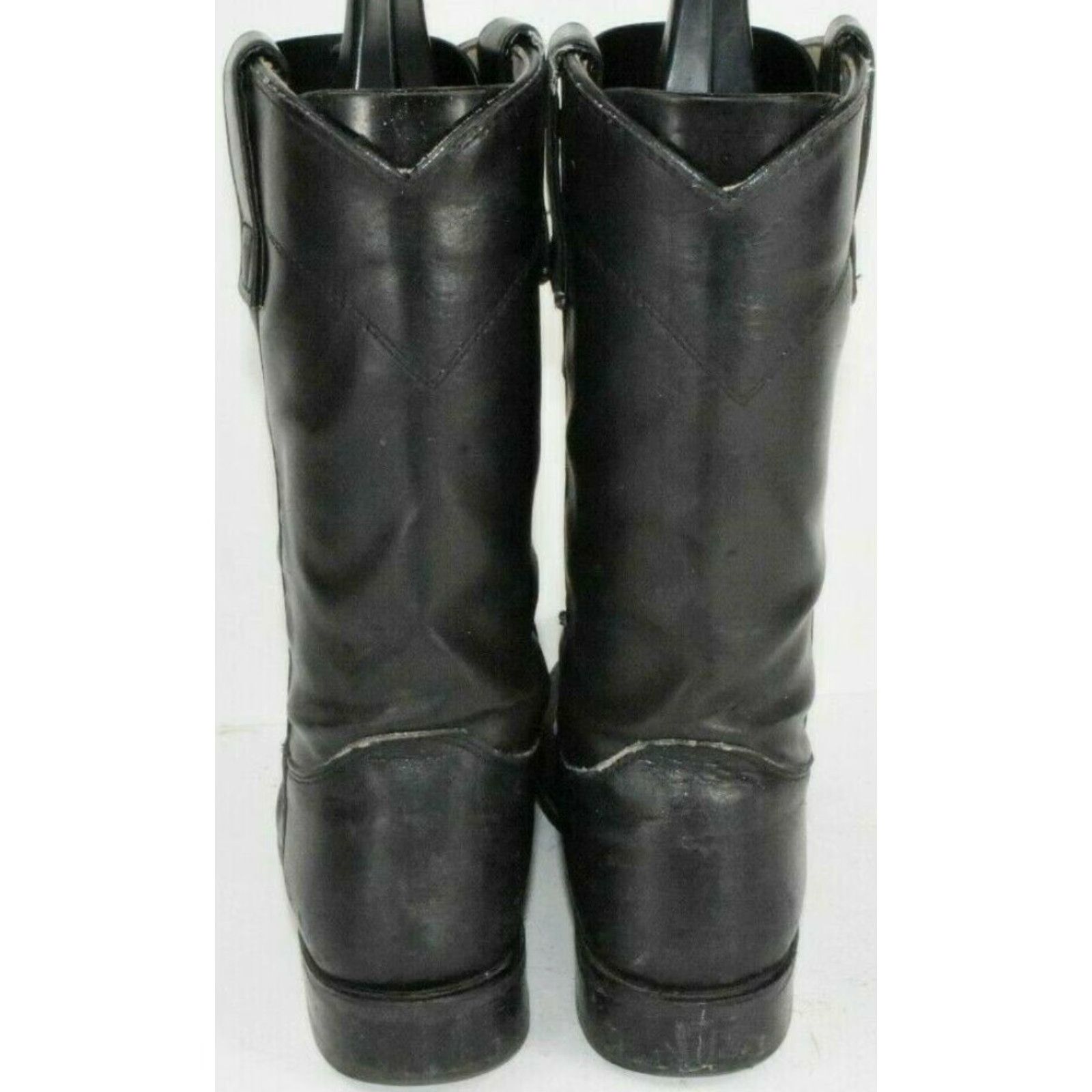 Roper Roy Cooper Womens Boots Black Leather Western Roper Cowboy Sz 5.5 M - 5.5 US - Round Toe - Western Theme - Cowgirl Footwear Size US 6 / IT 36 - 4 Thumbnail