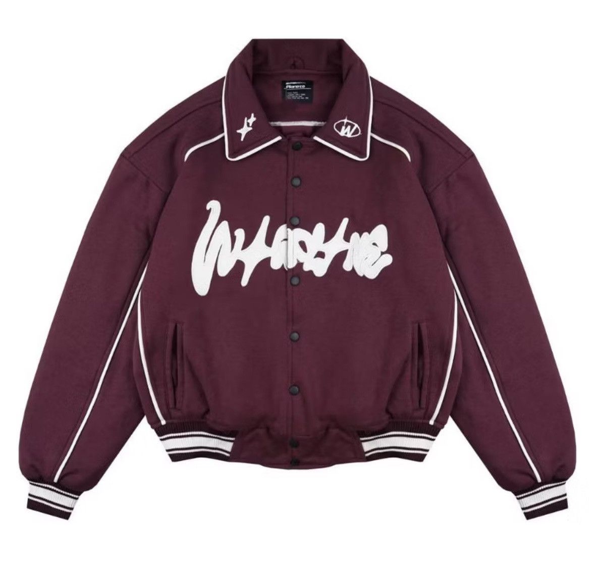 Other Blaze varsity jacket maroon streetwear Size US M / EU 48-50 / 2 - 1 Thumbnail