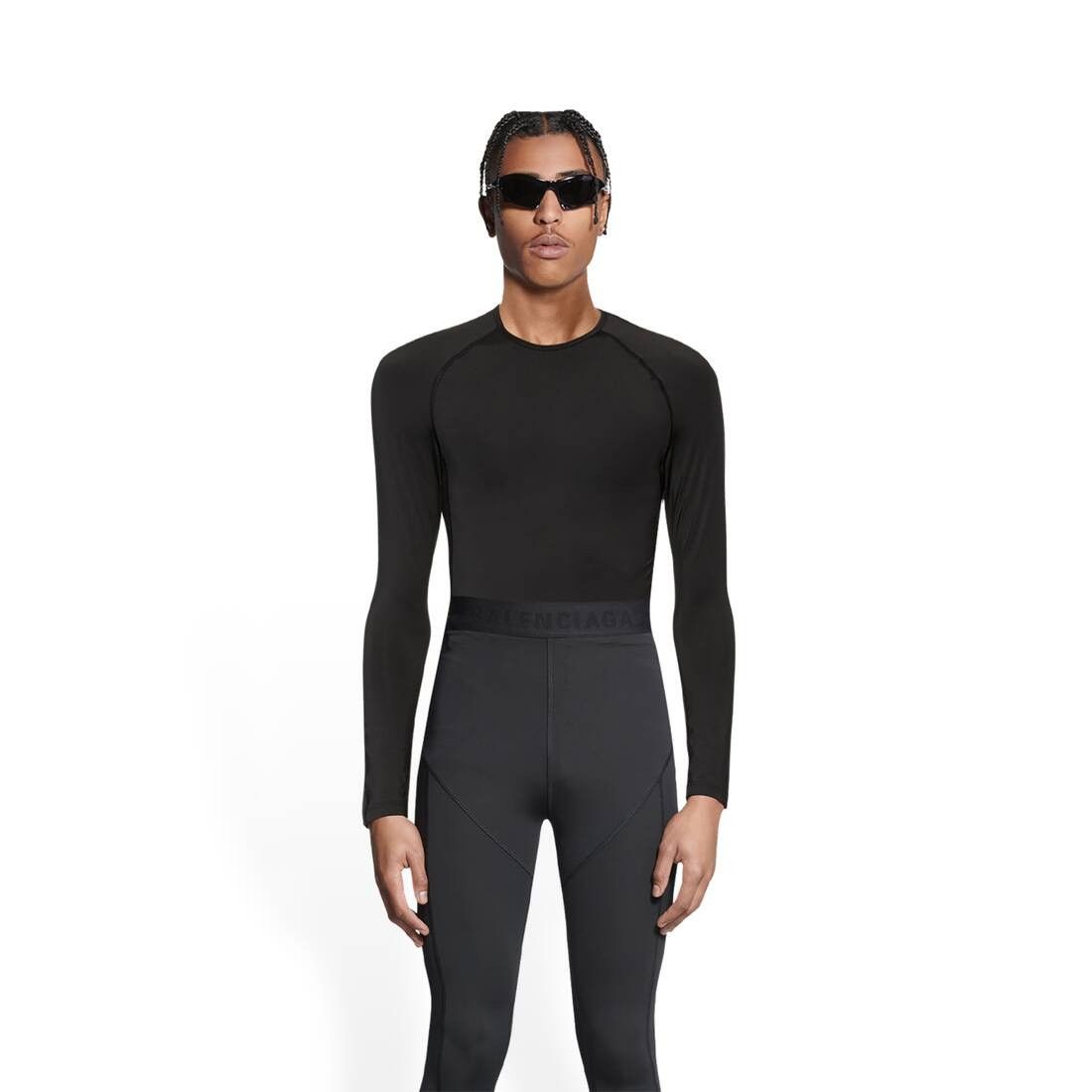 Balenciaga o1w1db10425 3B Sports Icon Long Sleeve Athletic Top Size US S / EU 44-46 / 1 - 5 Thumbnail