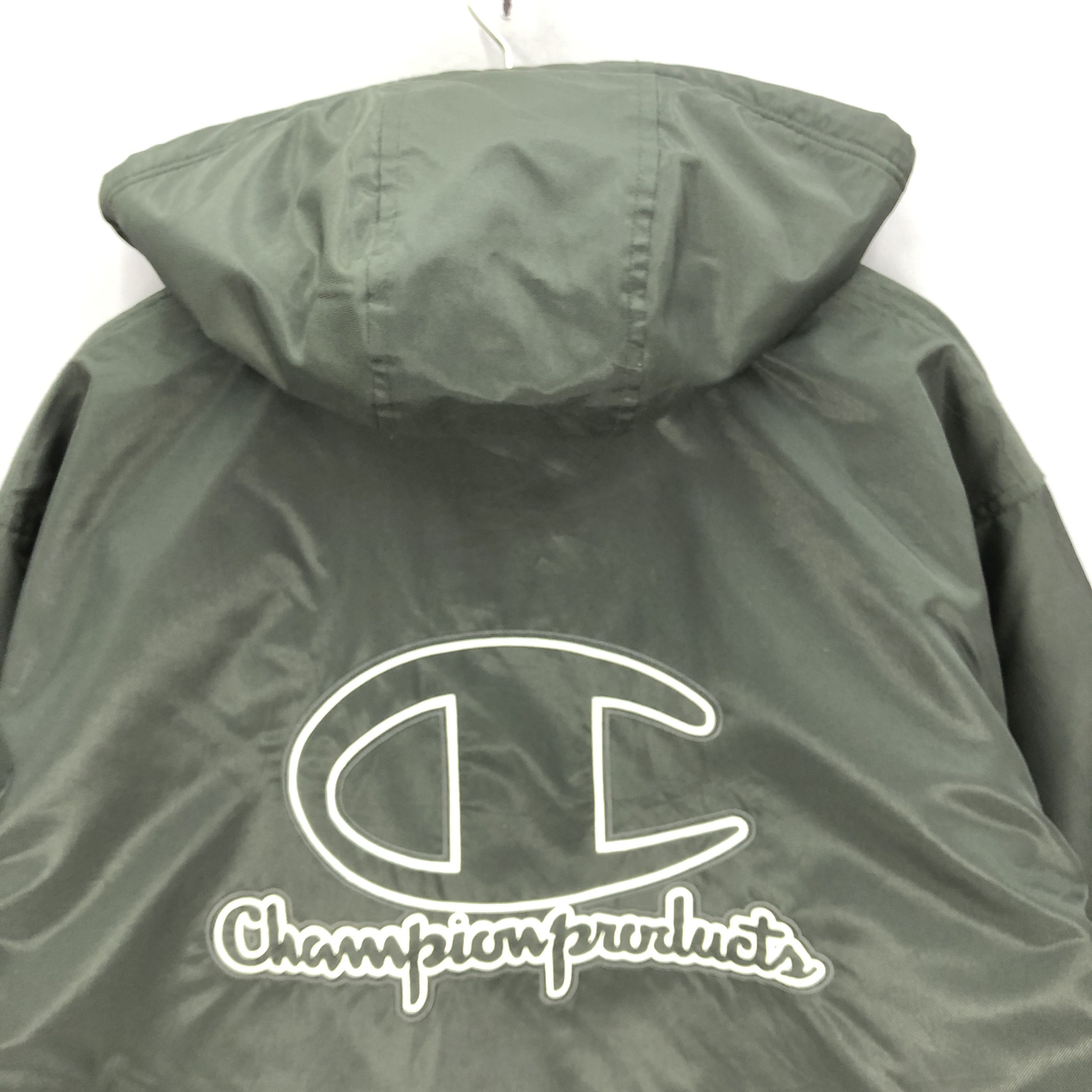 Champion × Vintage Vintage Champion Long Coat Coach Jacket Sherpa Lining Size US XL / EU 56 / 4 - 4 Thumbnail