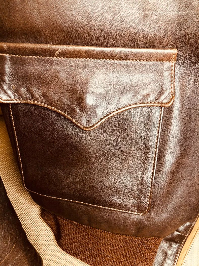 The Real McCoy's The Real McCoys A2 Leather Jacket Slim Fit Real McCoy Made Size US M / EU 48-50 / 2 - 6 Thumbnail