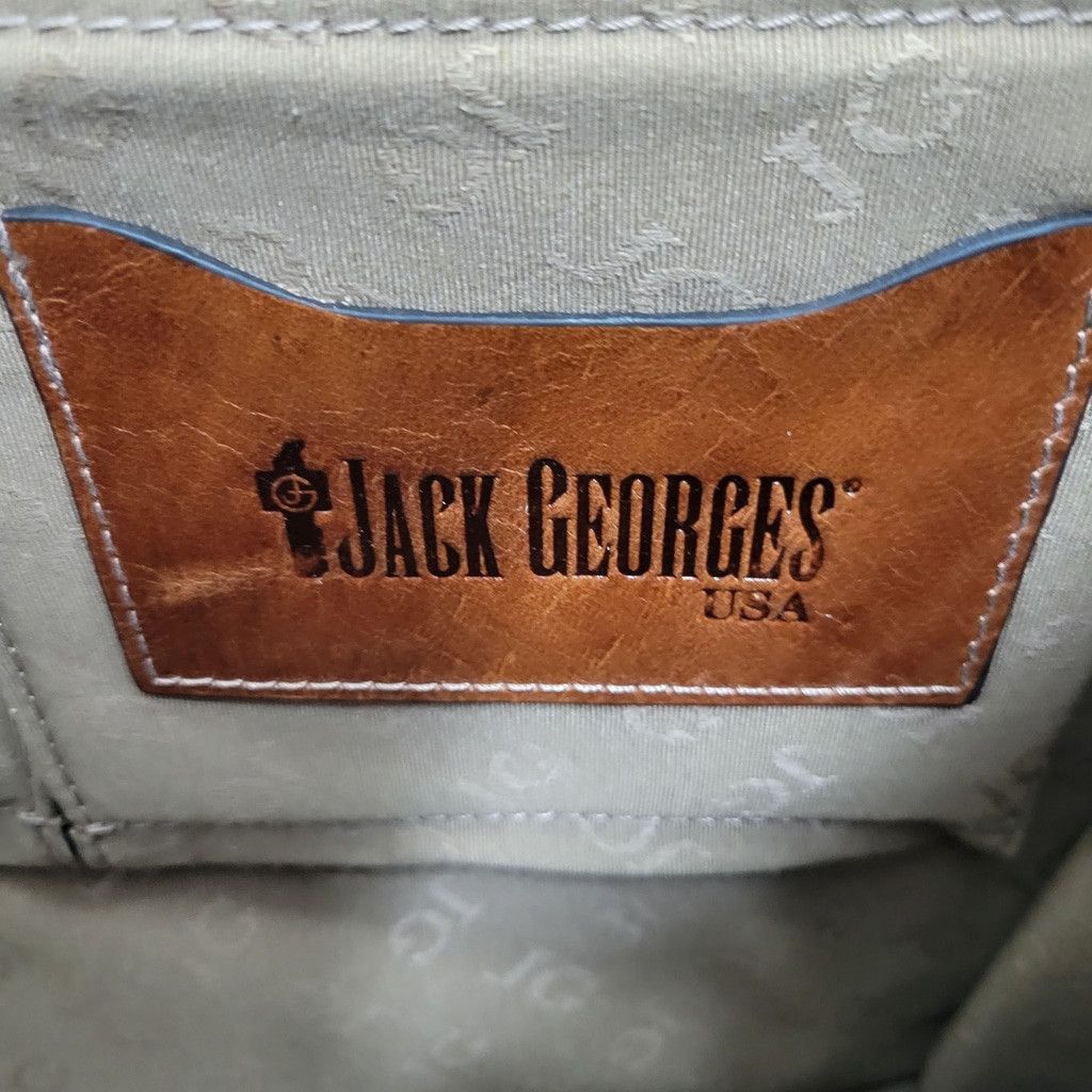 Jack Georges Jack George Professional Leather Expandable Unisex Briefcase Size ONE SIZE - 11 Thumbnail