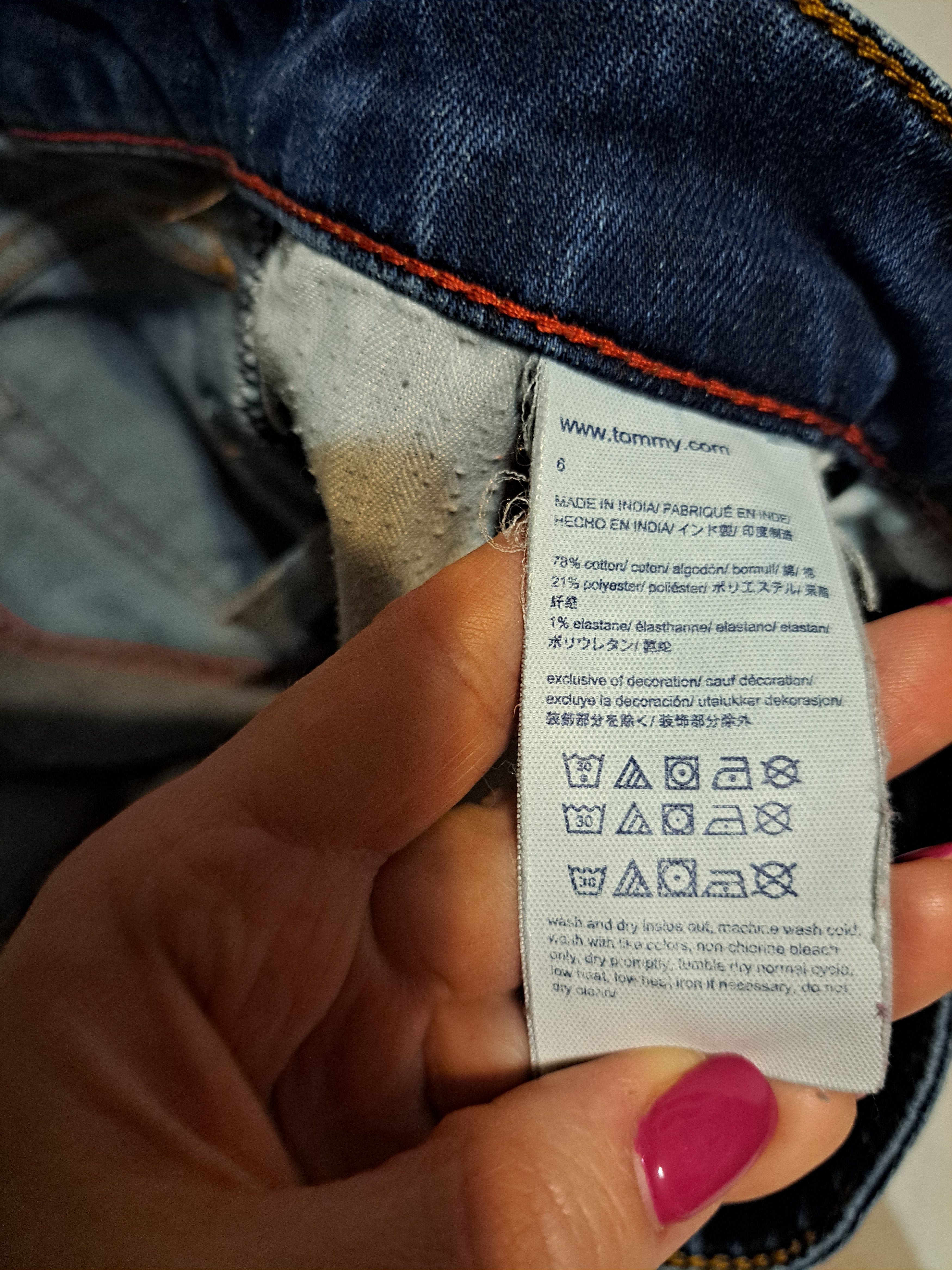 Tommy Hilfiger Tommy Hilfiger woman's jeans denim trousers 6 size. Size 28" / US 6 / IT 42 - 6 Thumbnail