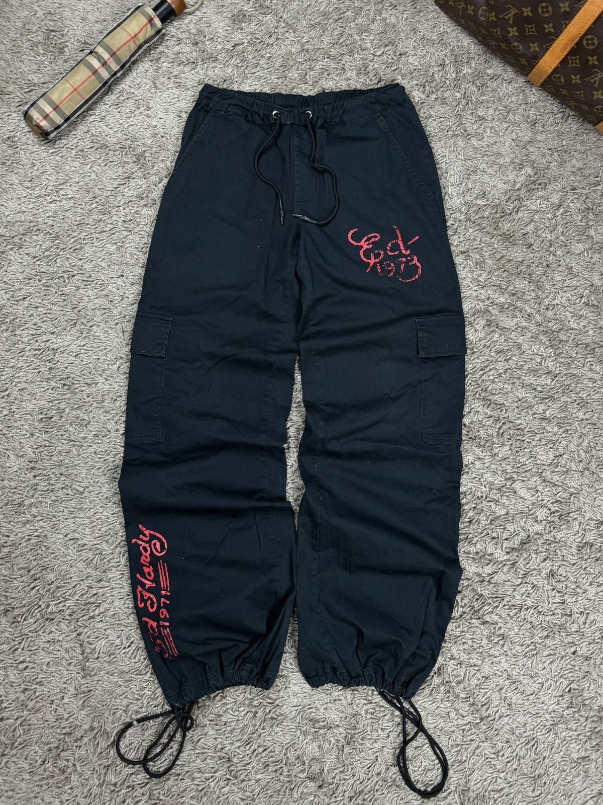 Ed Hardy Baggy parachute pants Ed Hardy y2k original hip-hop item Size 29" - 3 Thumbnail